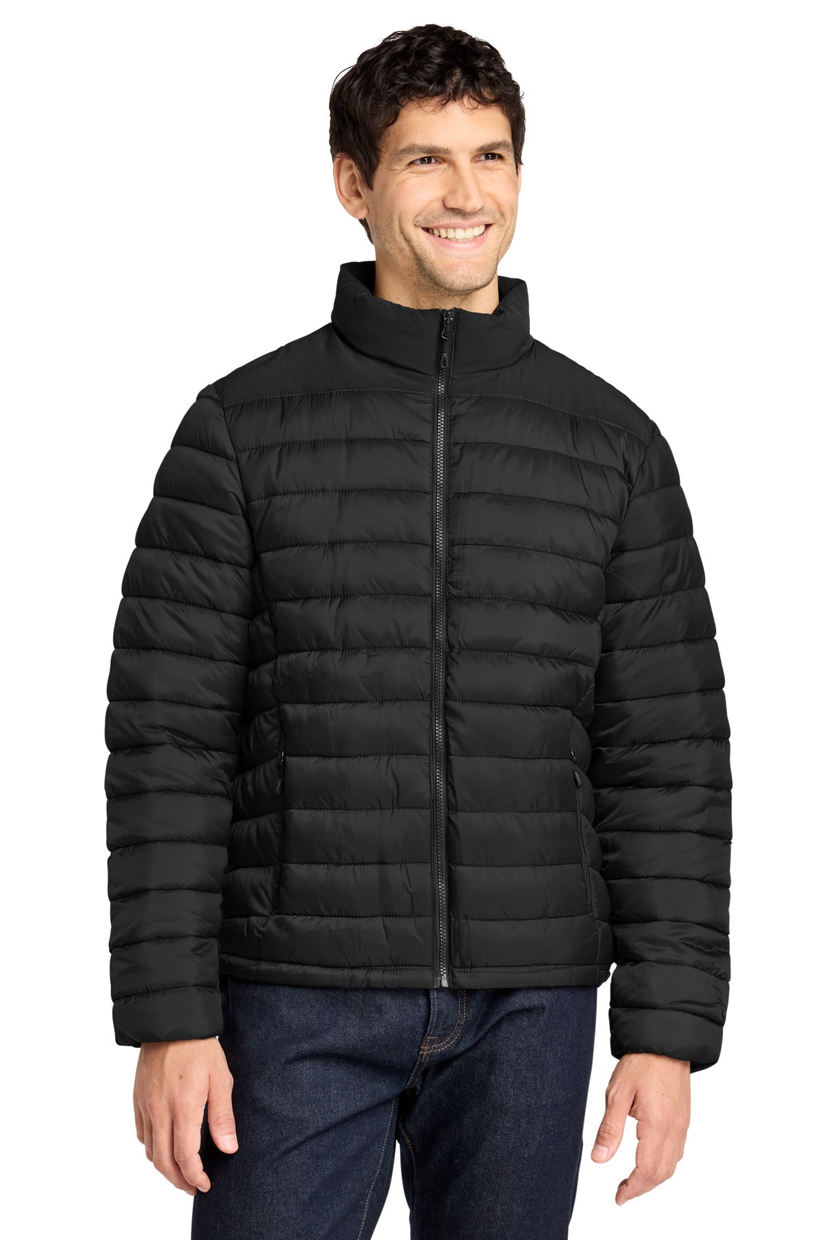 Port Authority® Horizon Puffy Jacket J364 - Deep Black - 2XL