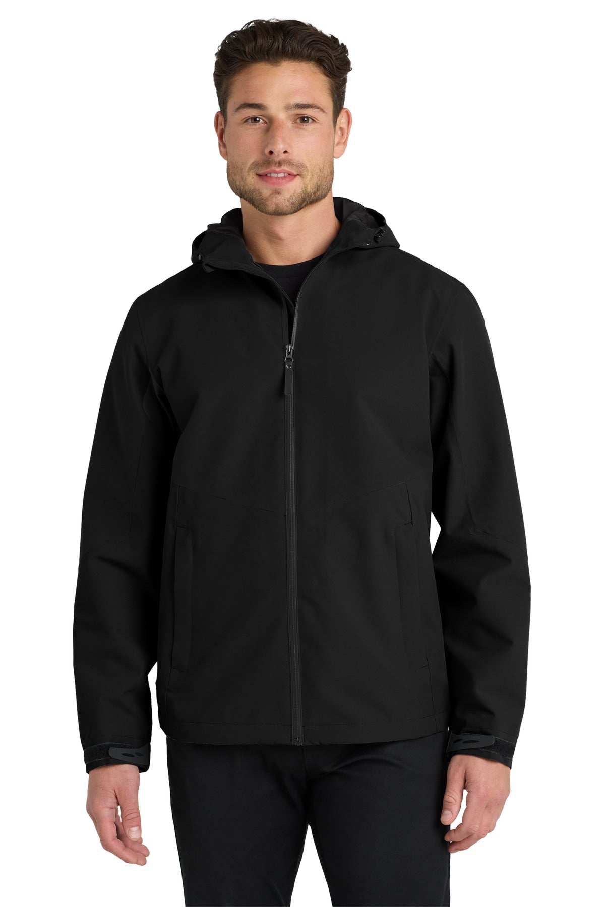 Port Authority ® Tech Rain Jacket J406 - Deep Black - 2XL