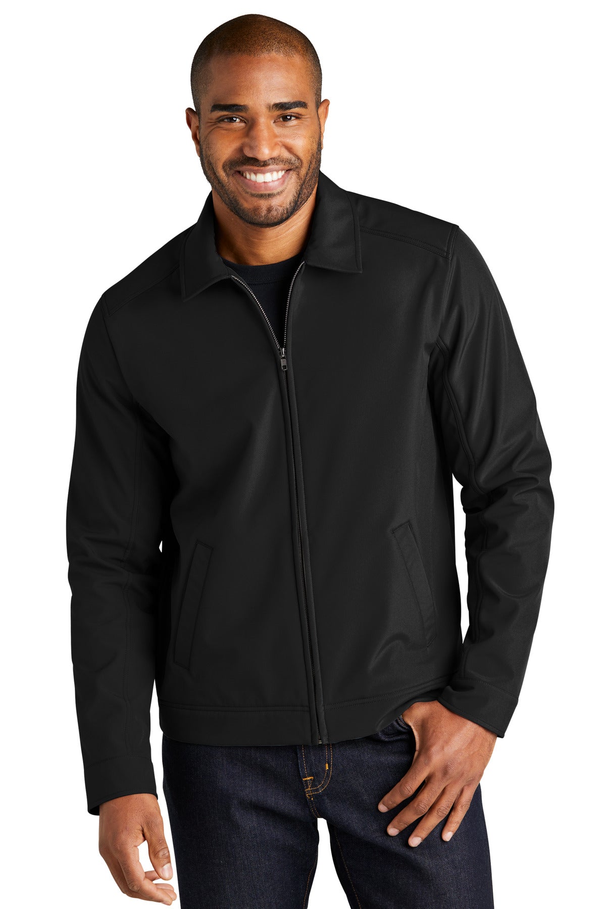 Port Authority® Mechanic Soft Shell Jacket J417 - Black - 2XL