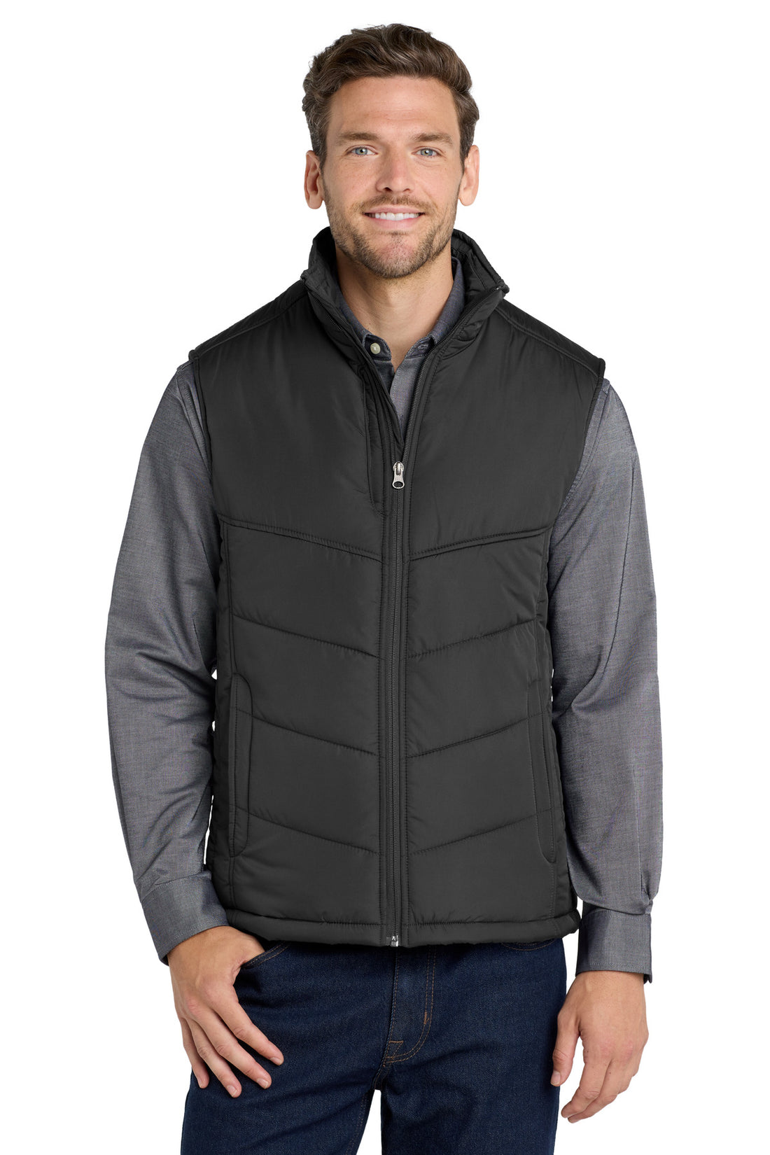 Port Authority® Puffy Vest. J709 - Black - 2XL