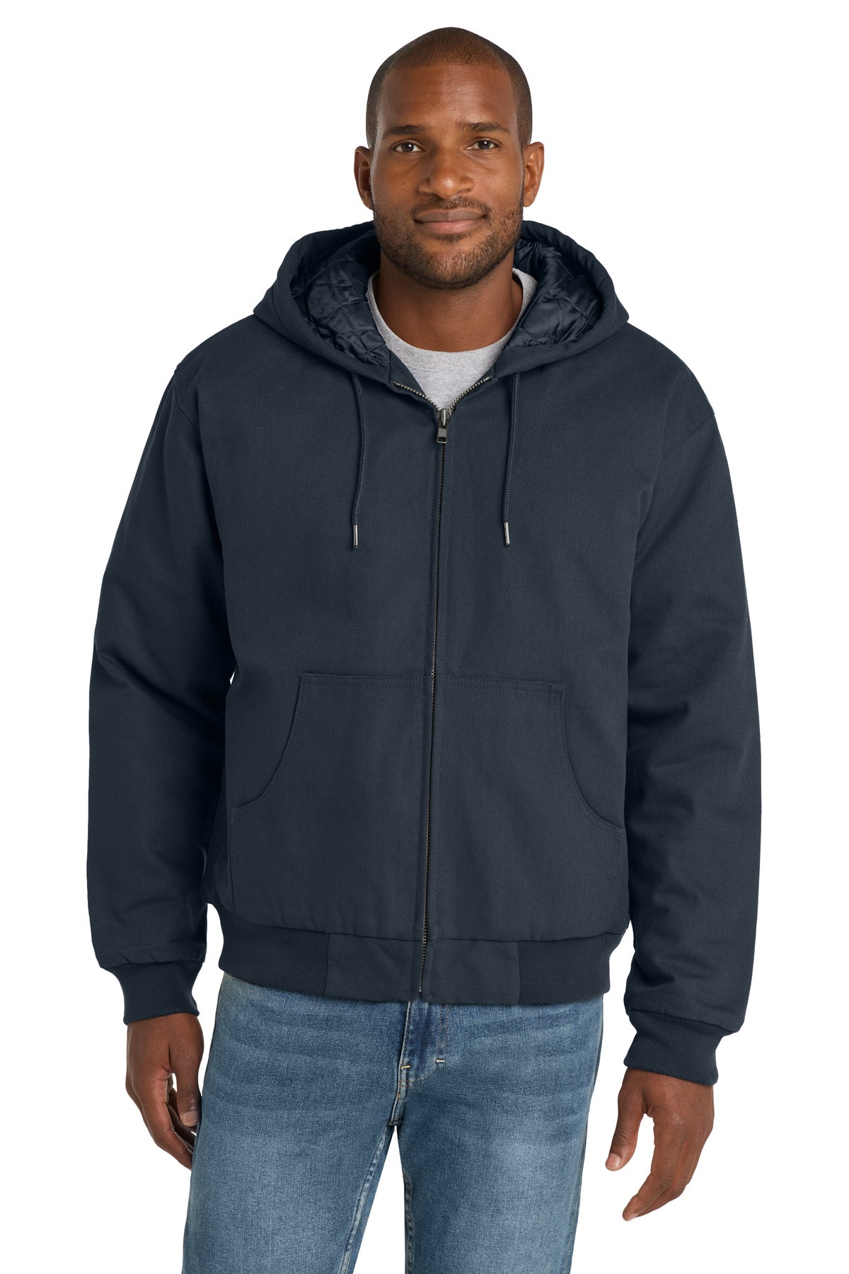 CornerStone® - Duck Cloth Hooded Work Jacket.  J763H