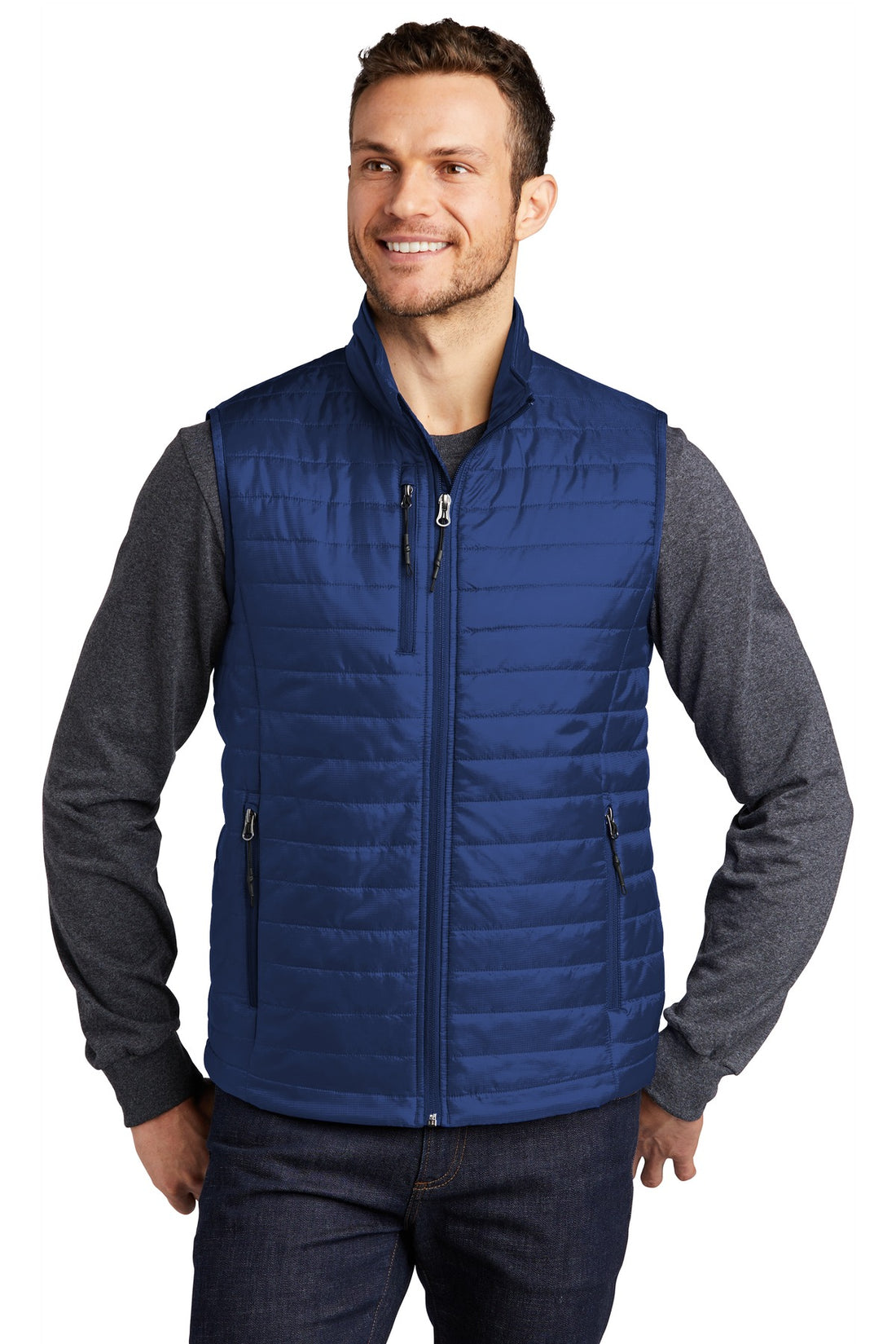 Port Authority ® Packable Puffy Vest J851 - Cobalt Blue - 2XL