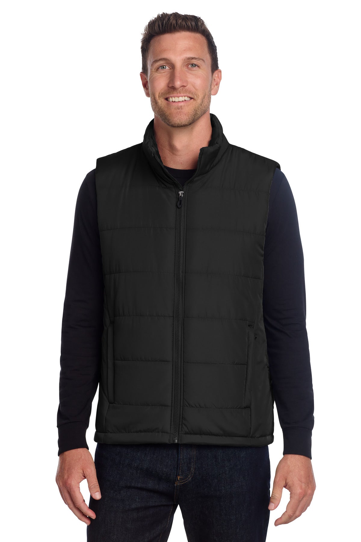Port Authority® Puffer Vest J853 - Deep Black - 2XL