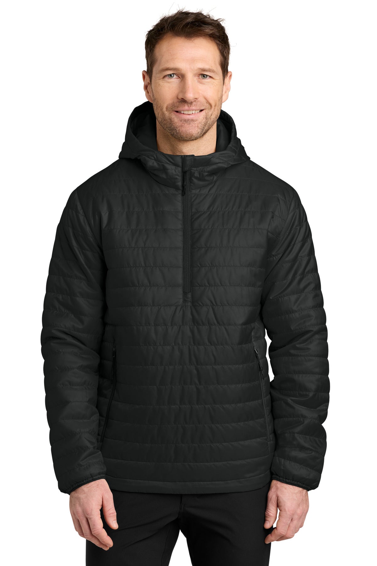 Port Authority® Packable Puffy Anorak J855 - Deep Black - 2XL