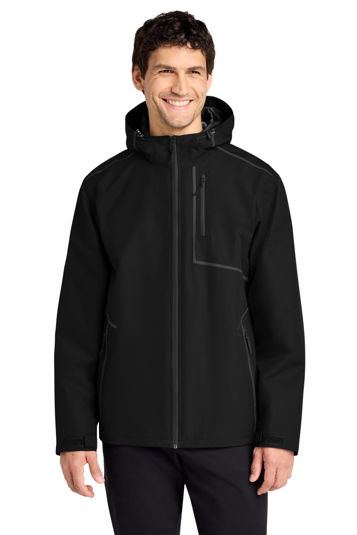 Port Authority® Collective Tech Outer Shell Jacket J920 - Deep Black - 2XL