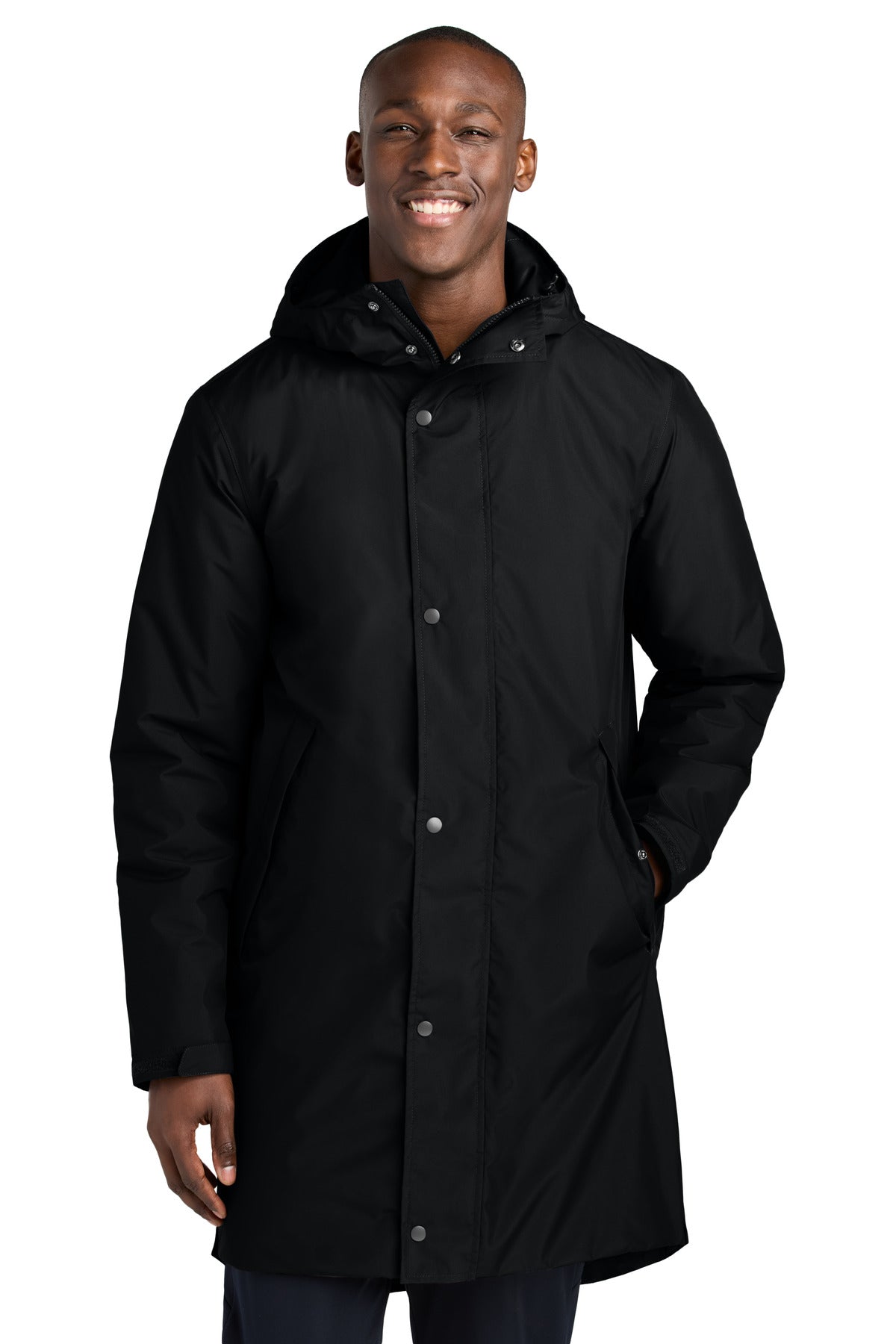Sport-Tek® Waterproof Insulated Sideline Parka JST55 - Black - 2XL