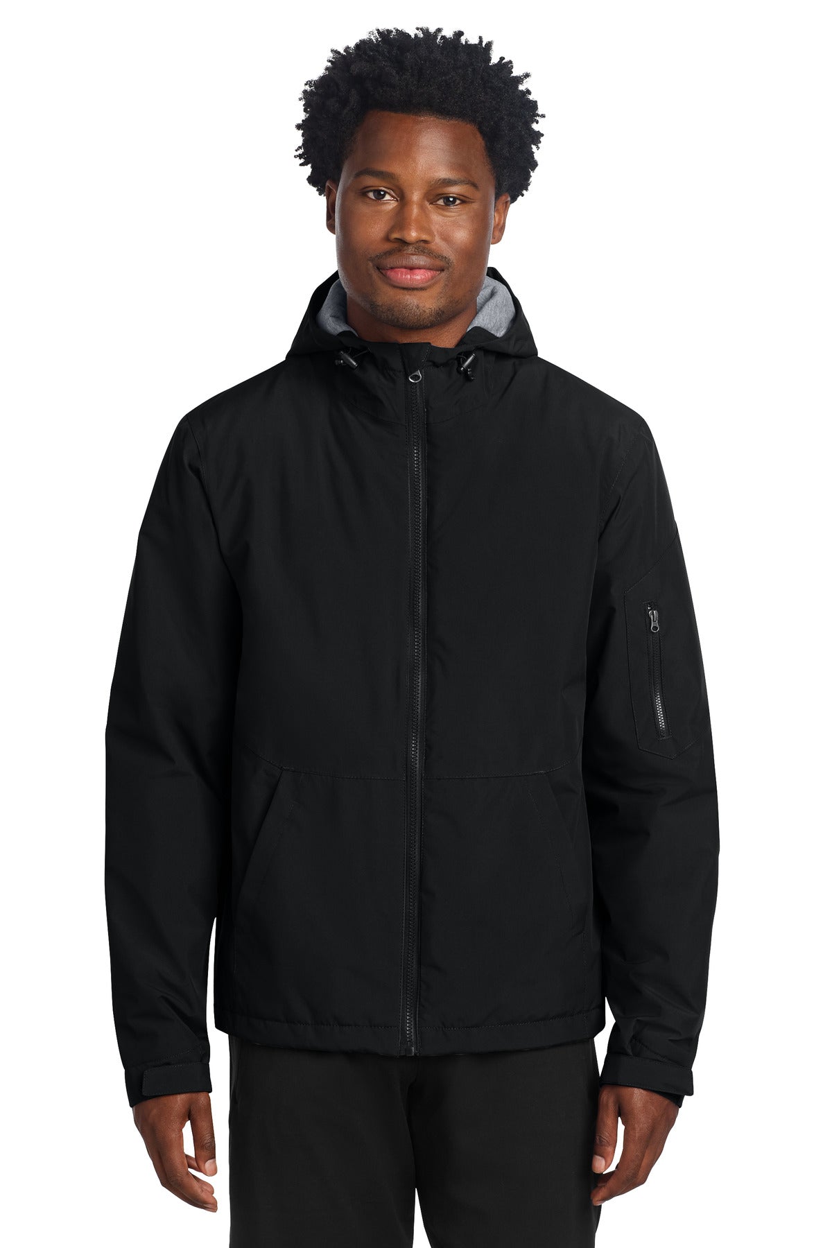 Sport-Tek® Waterproof Insulated Jacket JST56 - Black - 2XL