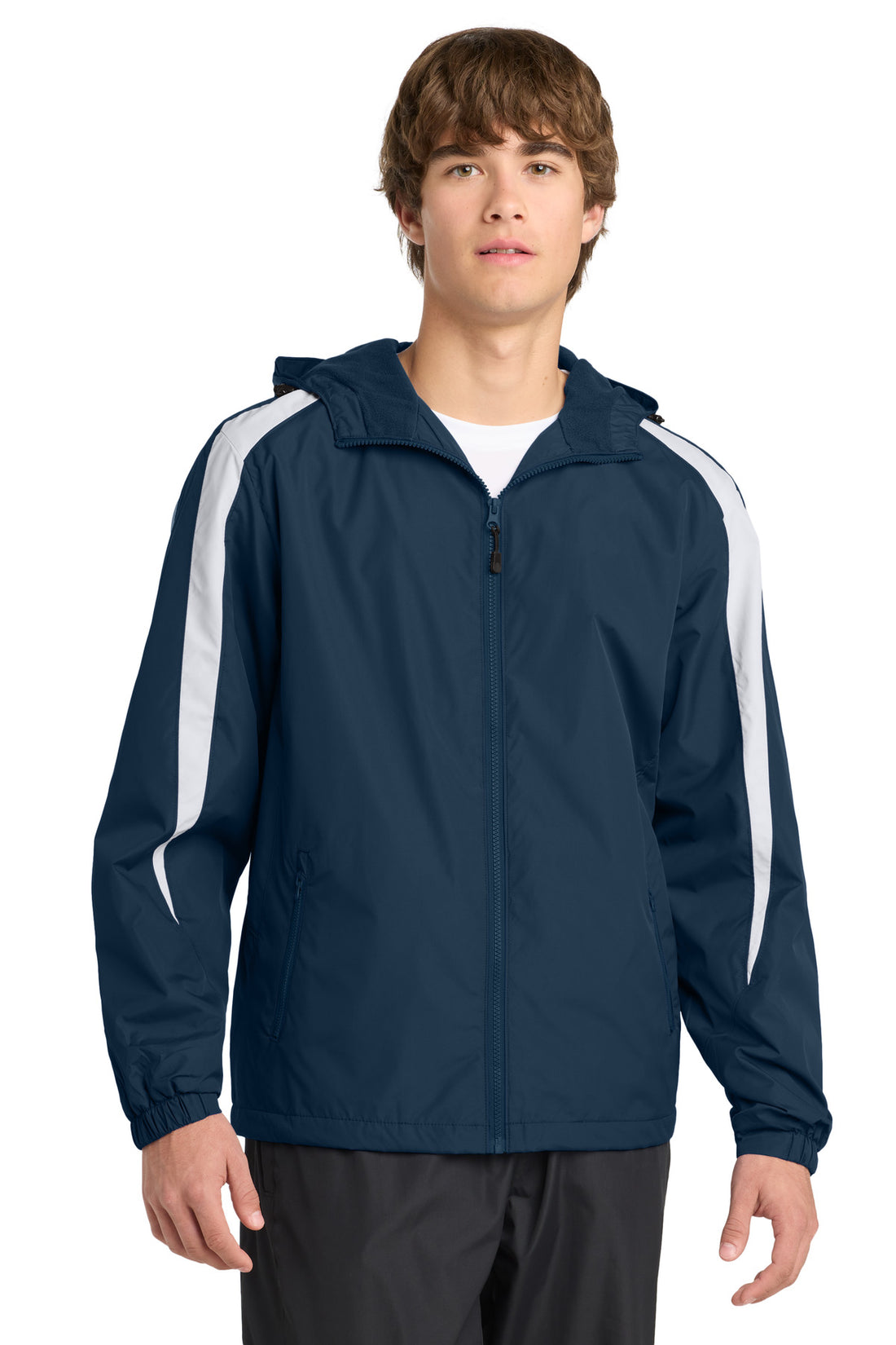 Sport-Tek® Fleece-Lined Colorblock Jacket. JST81