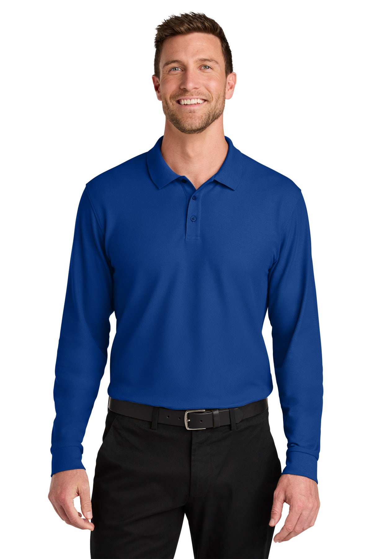 Port Authority® Wearever Signature Pique Long Sleeve Polo K200LS
