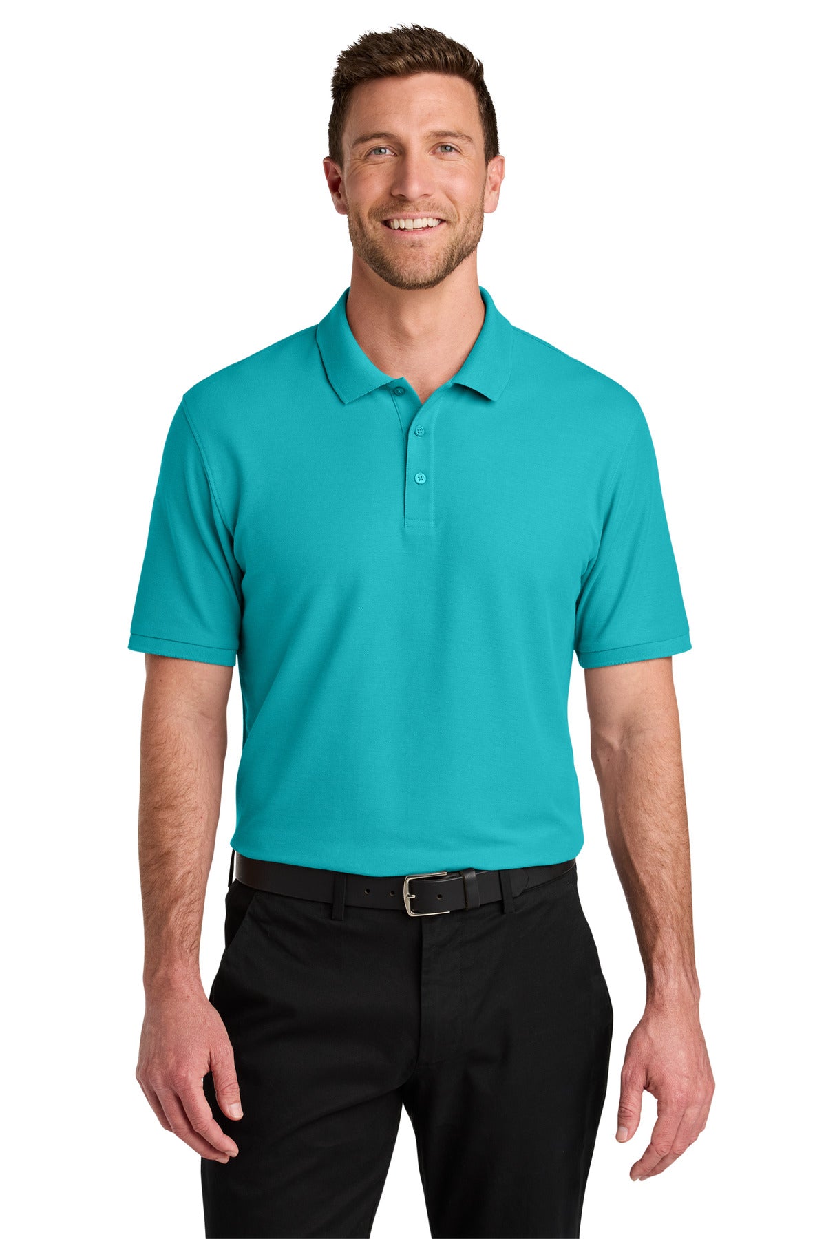Port Authority® Wearever Signature Pique Polo K200 - Aquamarine - 2XL
