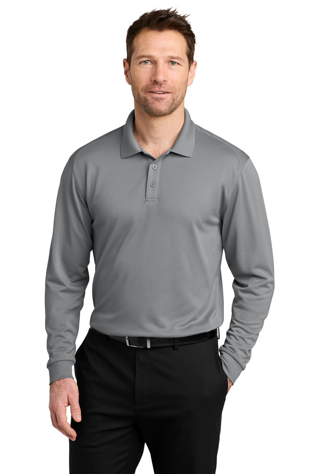 Port Authority® Wearever Performance Pique Long Sleeve Polo K240LS