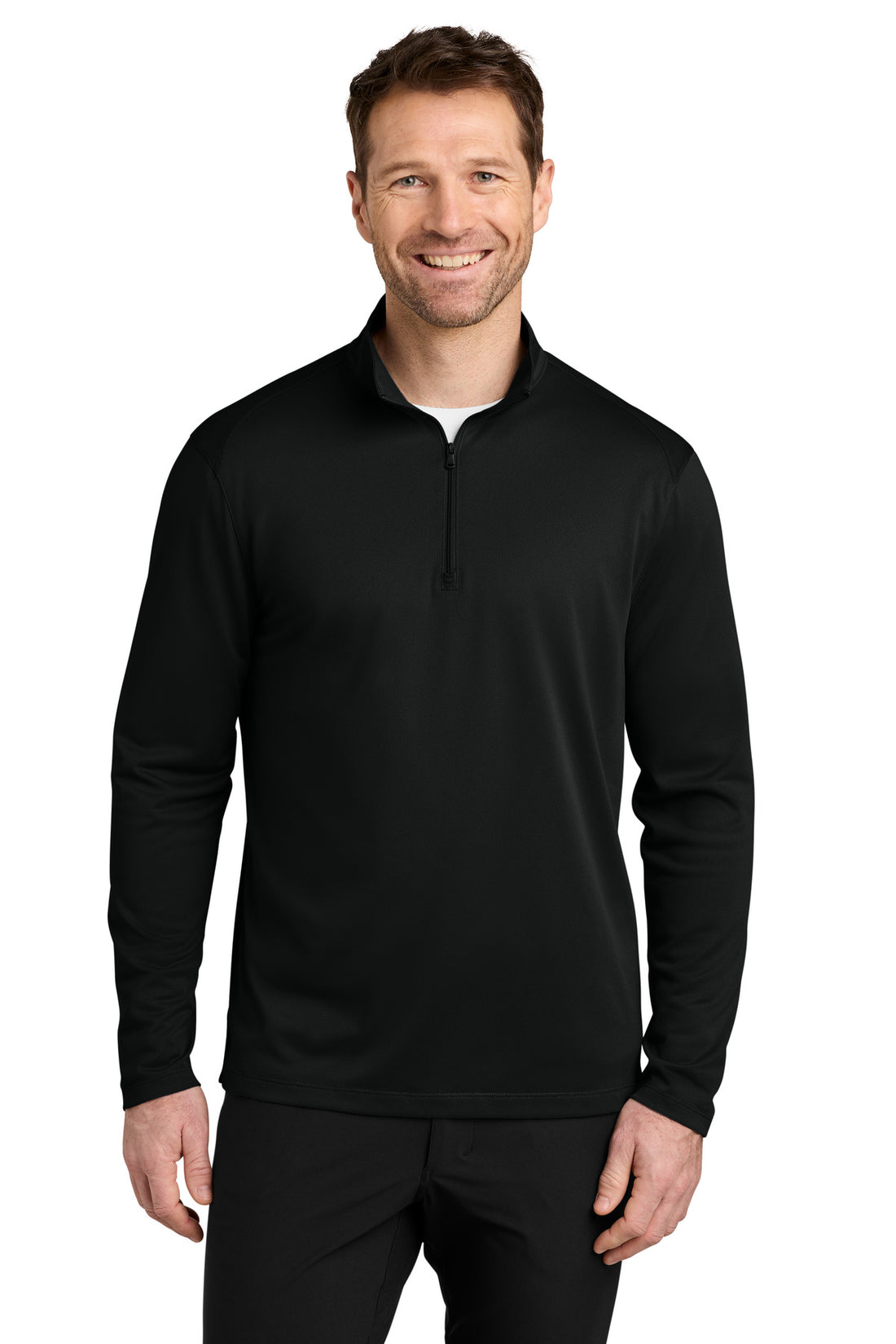 Port Authority® Wearever Performance Pique 1/4-Zip K241 - Deep Black - 2XL