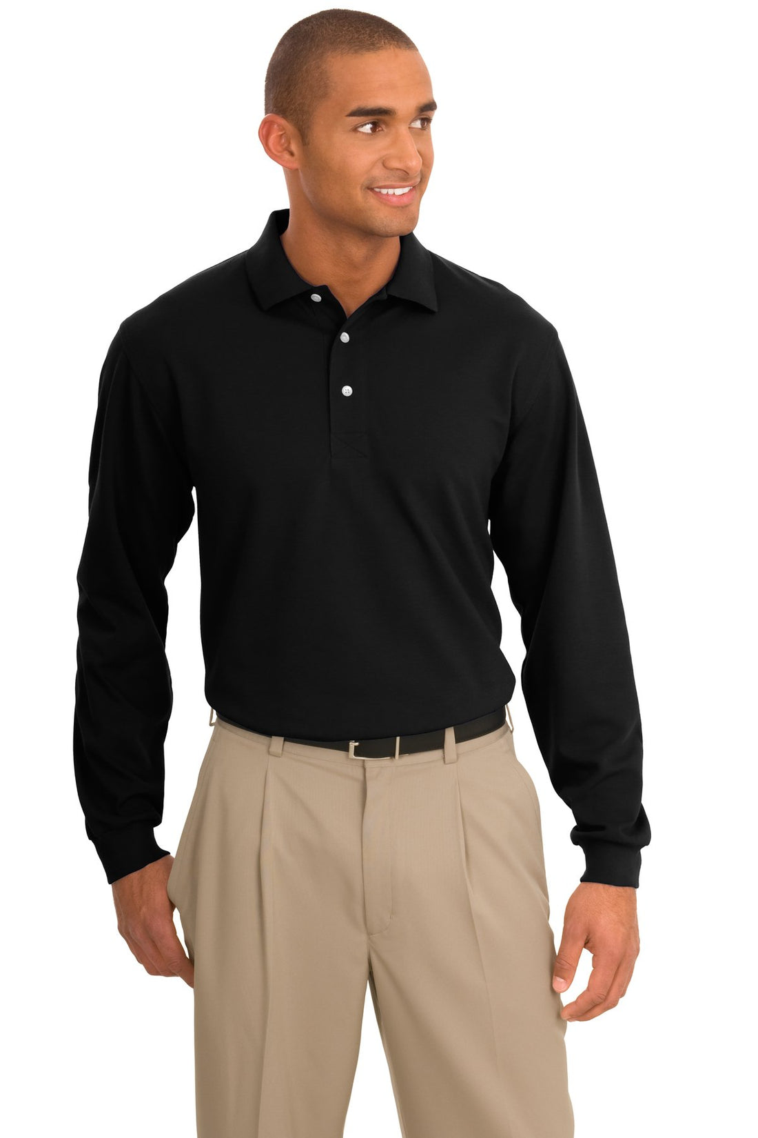 Port Authority® Rapid Dry Long Sleeve Polo.  K455LS