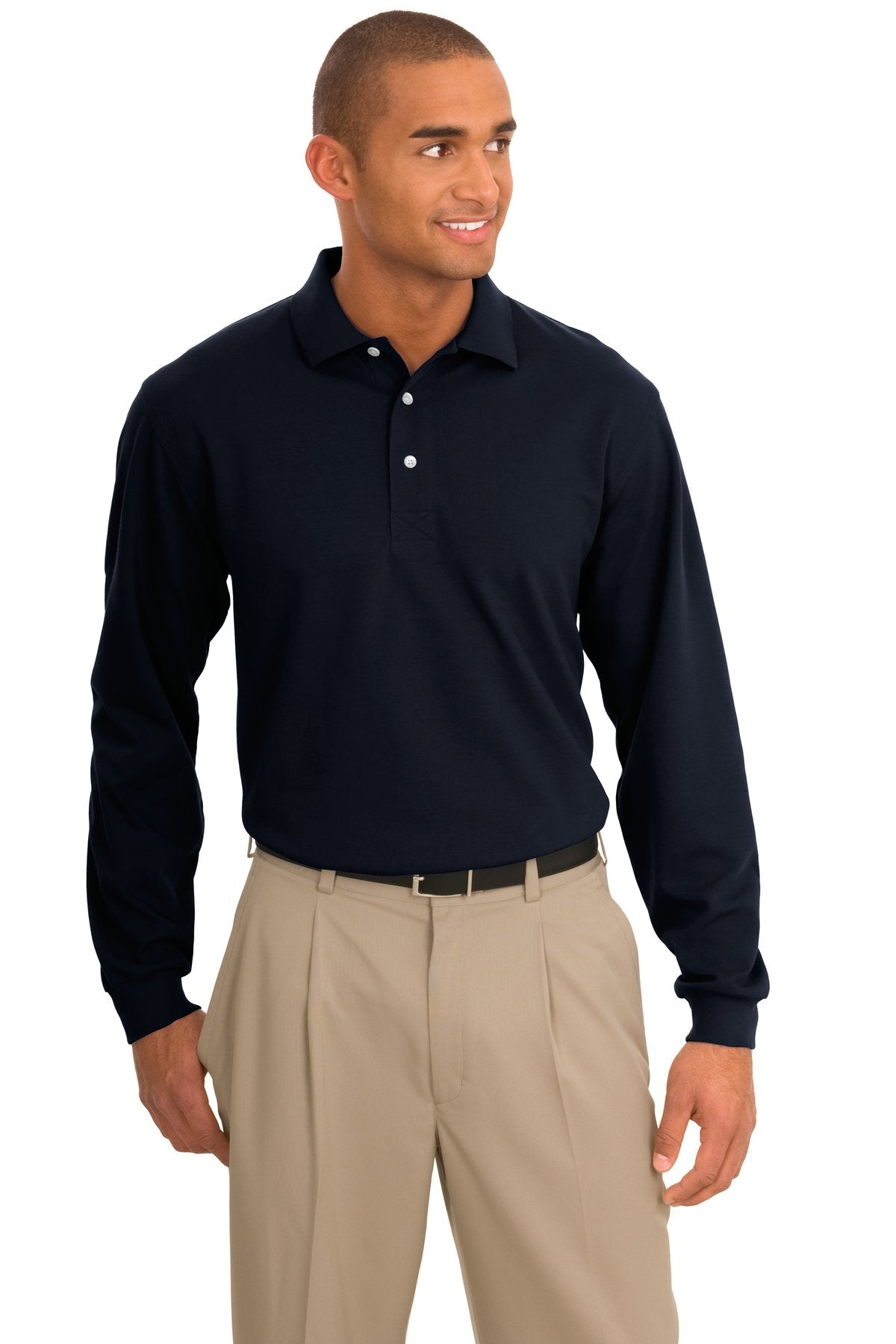 Port Authority® Rapid Dry Long Sleeve Polo.  K455LS