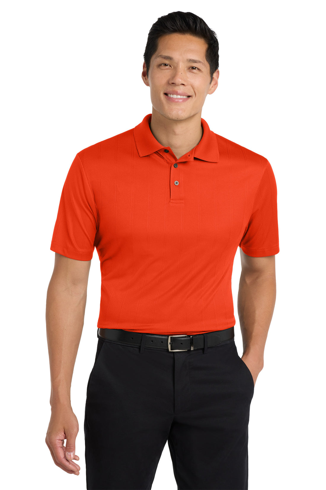 Port Authority® Performance Fine Jacquard Polo. K528 - Autumn Orange - 2XL