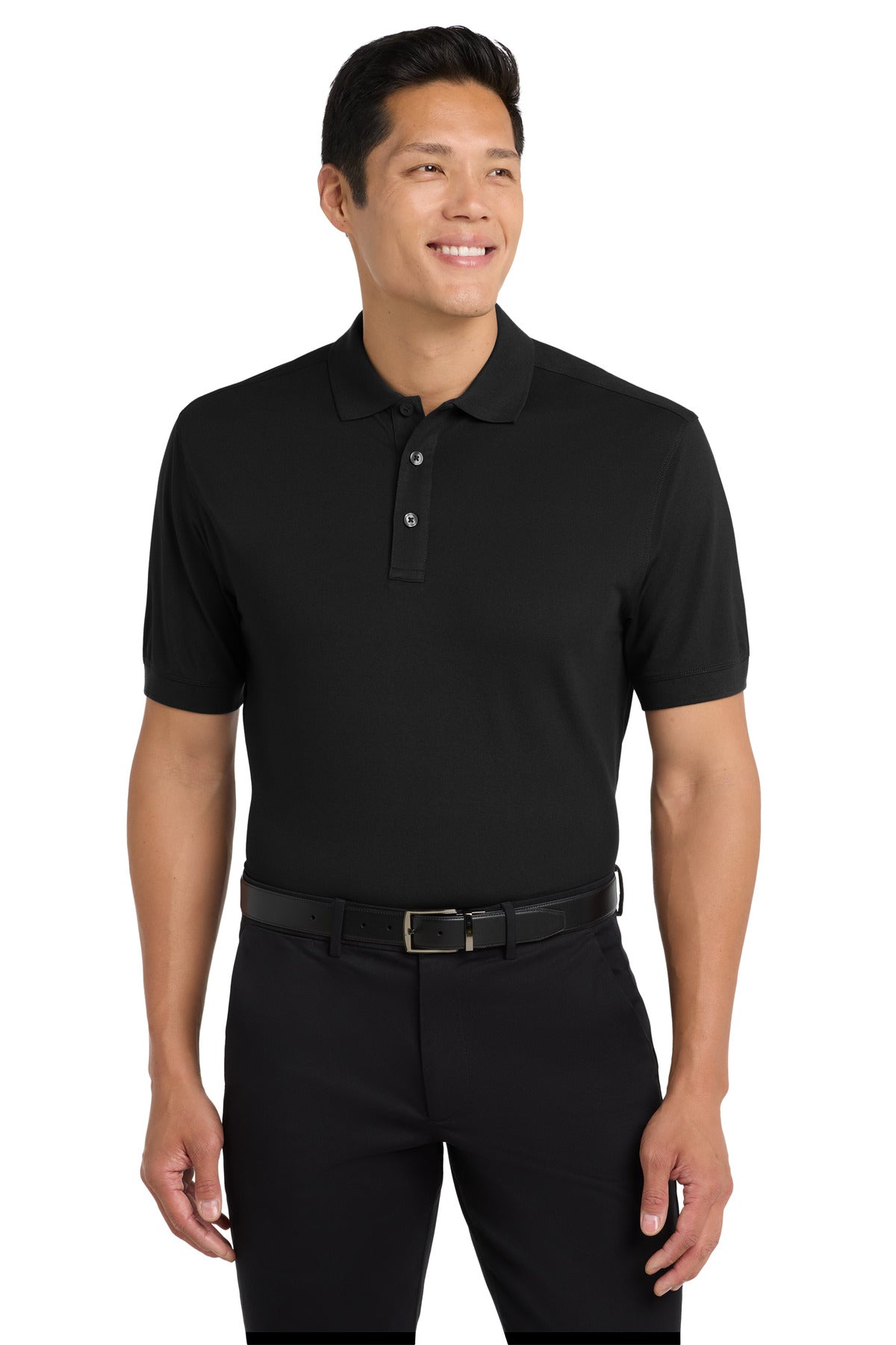 Port Authority® Stretch Pique Polo. K555 - Black - 2XL