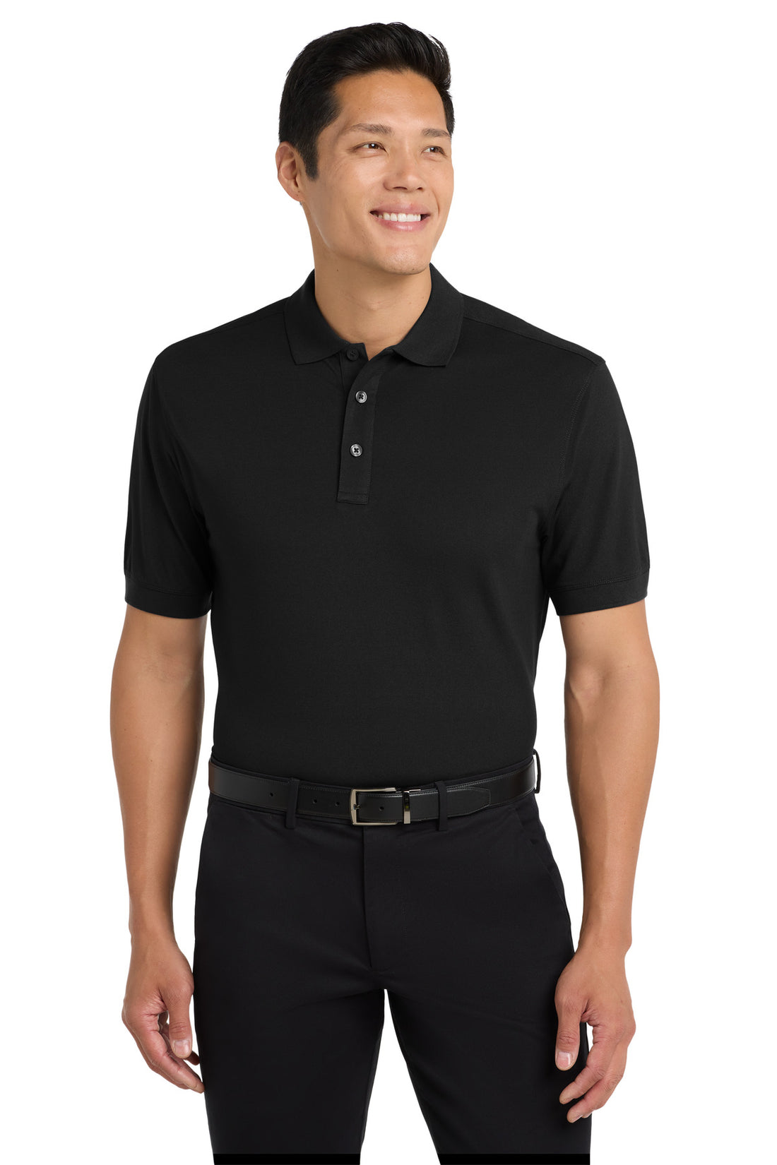 Port Authority® Stretch Pique Polo. K555 - Black - 2XL