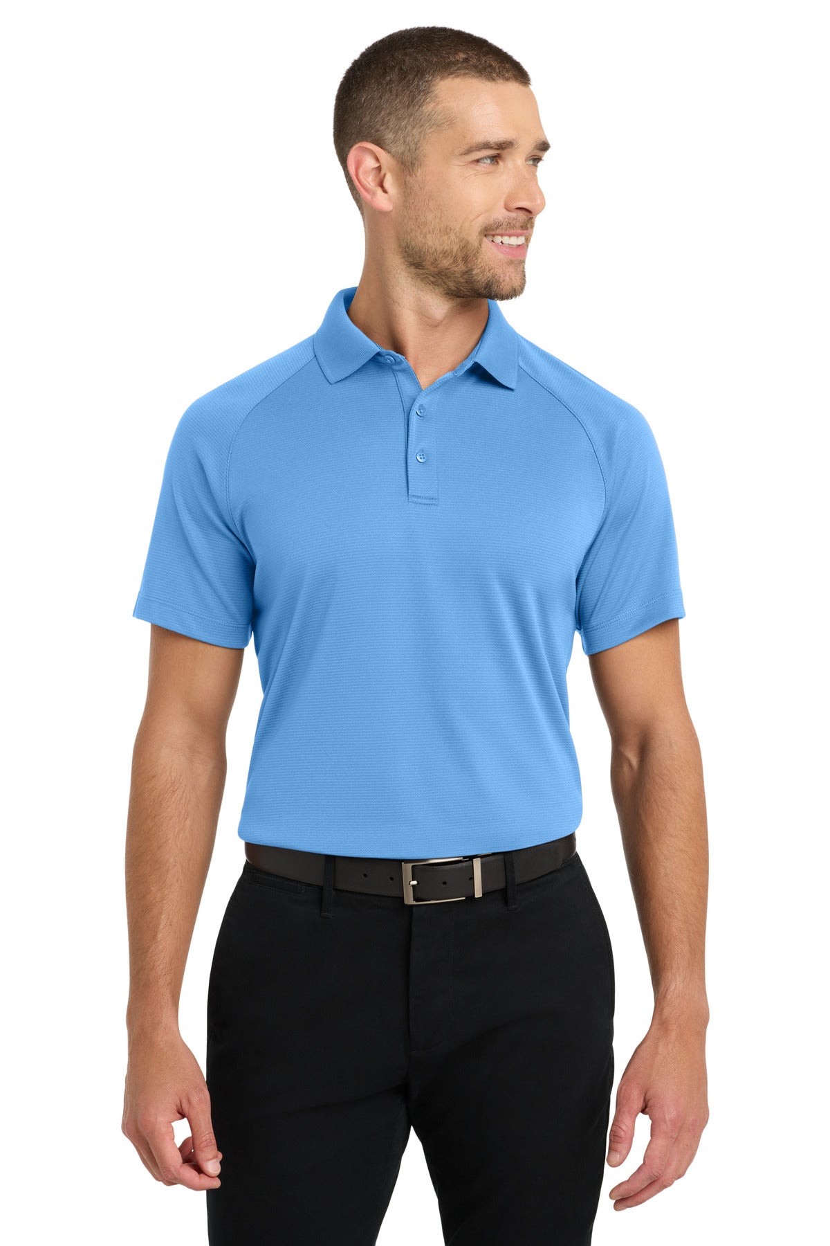 Port Authority® Crossover Raglan Polo. K575 - Azure Blue - 2XL