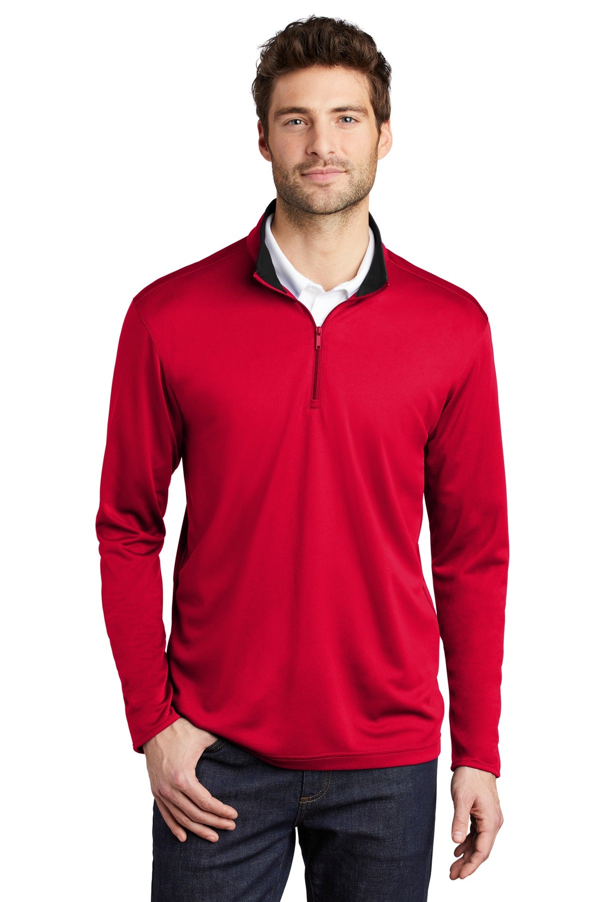 Port Authority ® Silk Touch  Performance 1/4-Zip K584