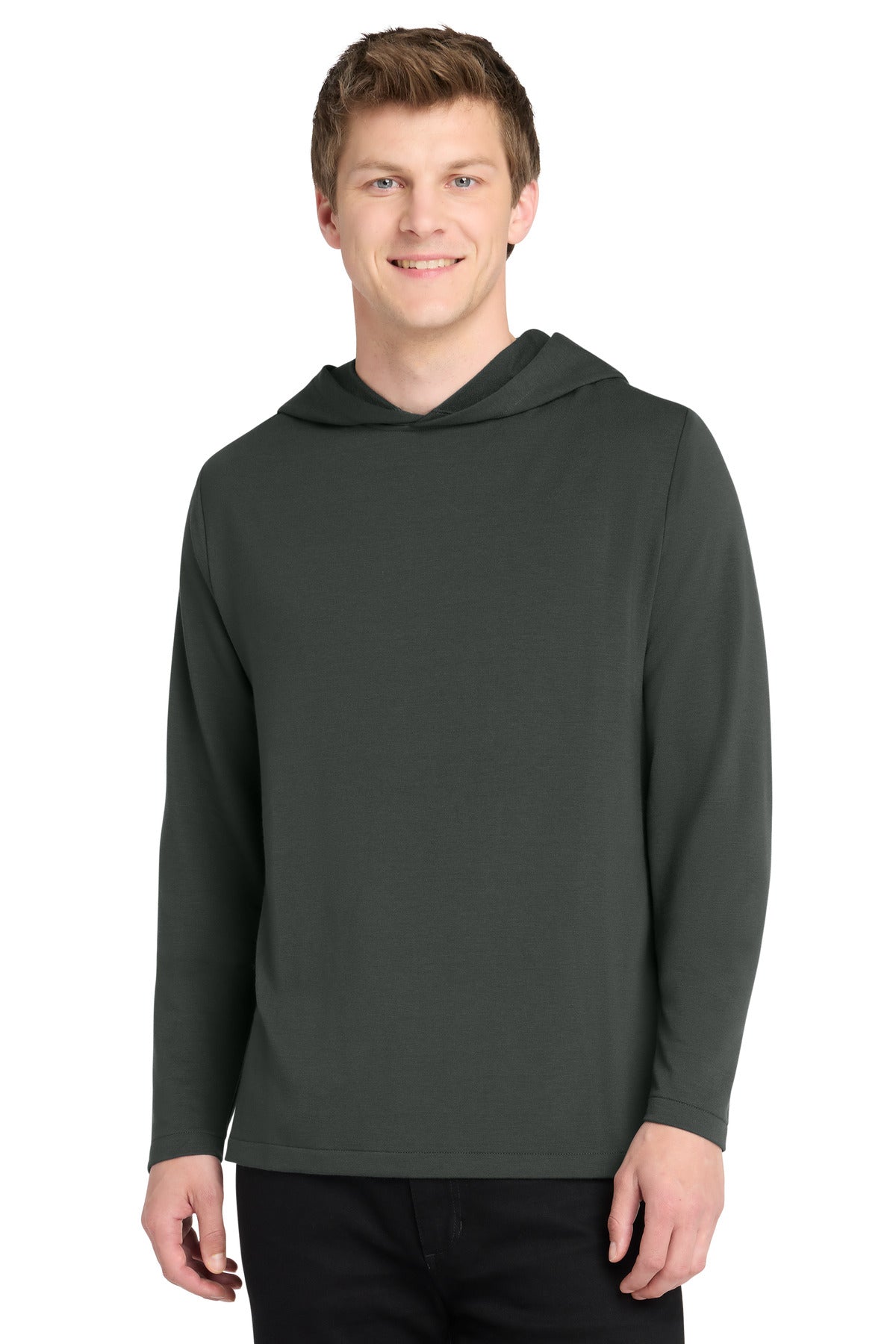 Port Authority® Microterry Pullover Hoodie K826 - Charcoal - 2XL