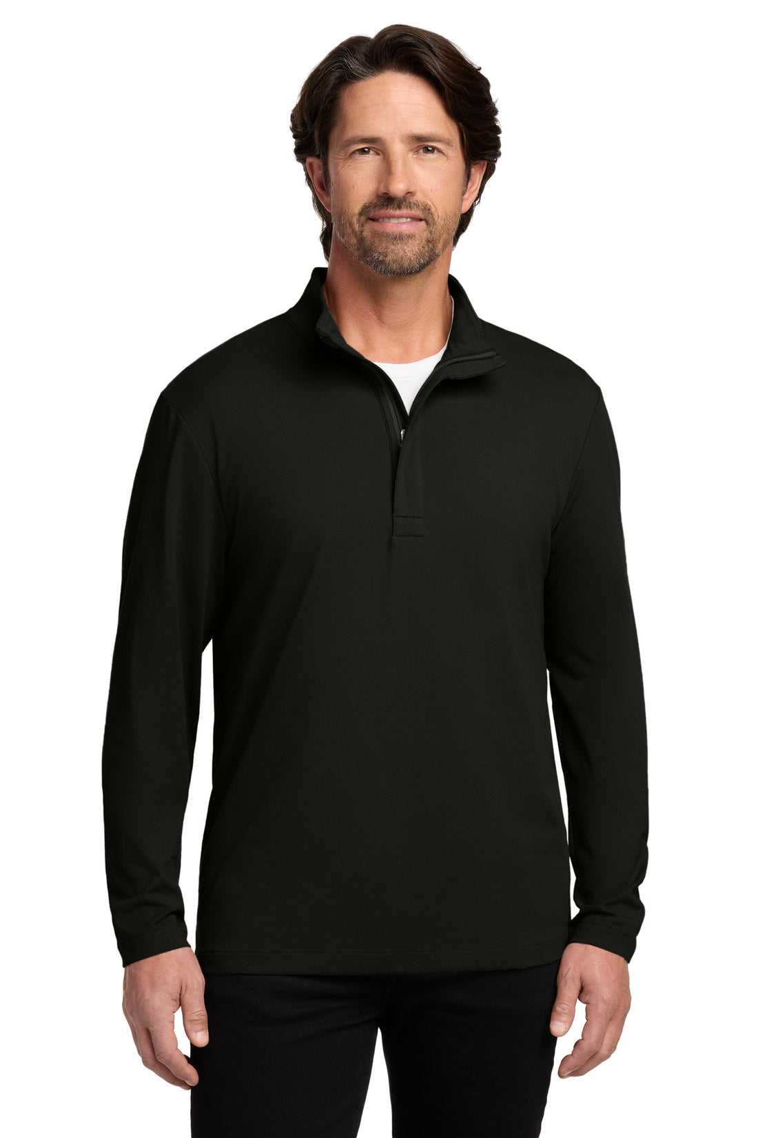 Port Authority® Fairway Stretch 1/4-Zip K829 - Deep Black - 2XL