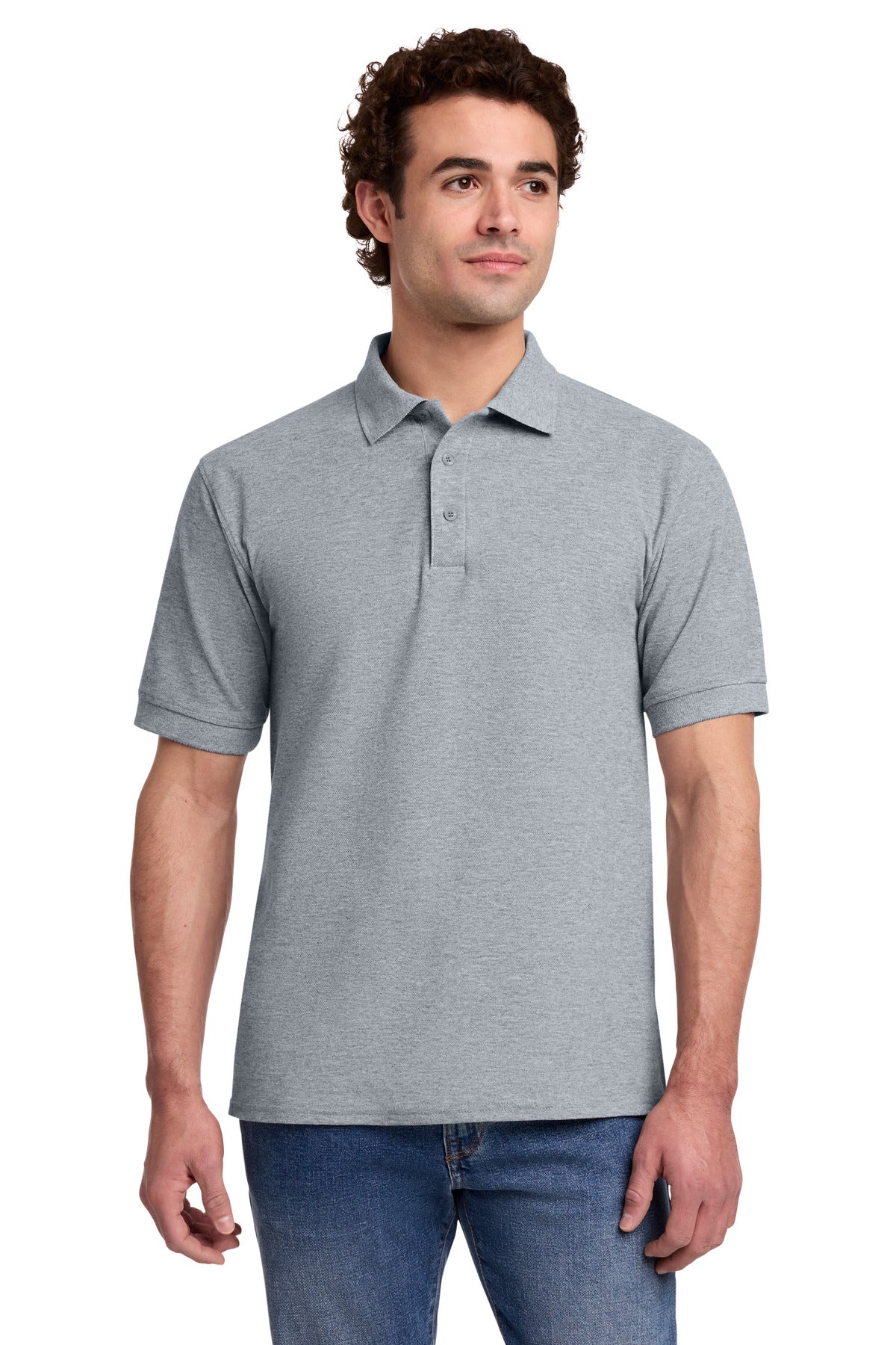 Port & Co® Core Blend Pique Polo. KP155 - Athletic Heather - 2XL