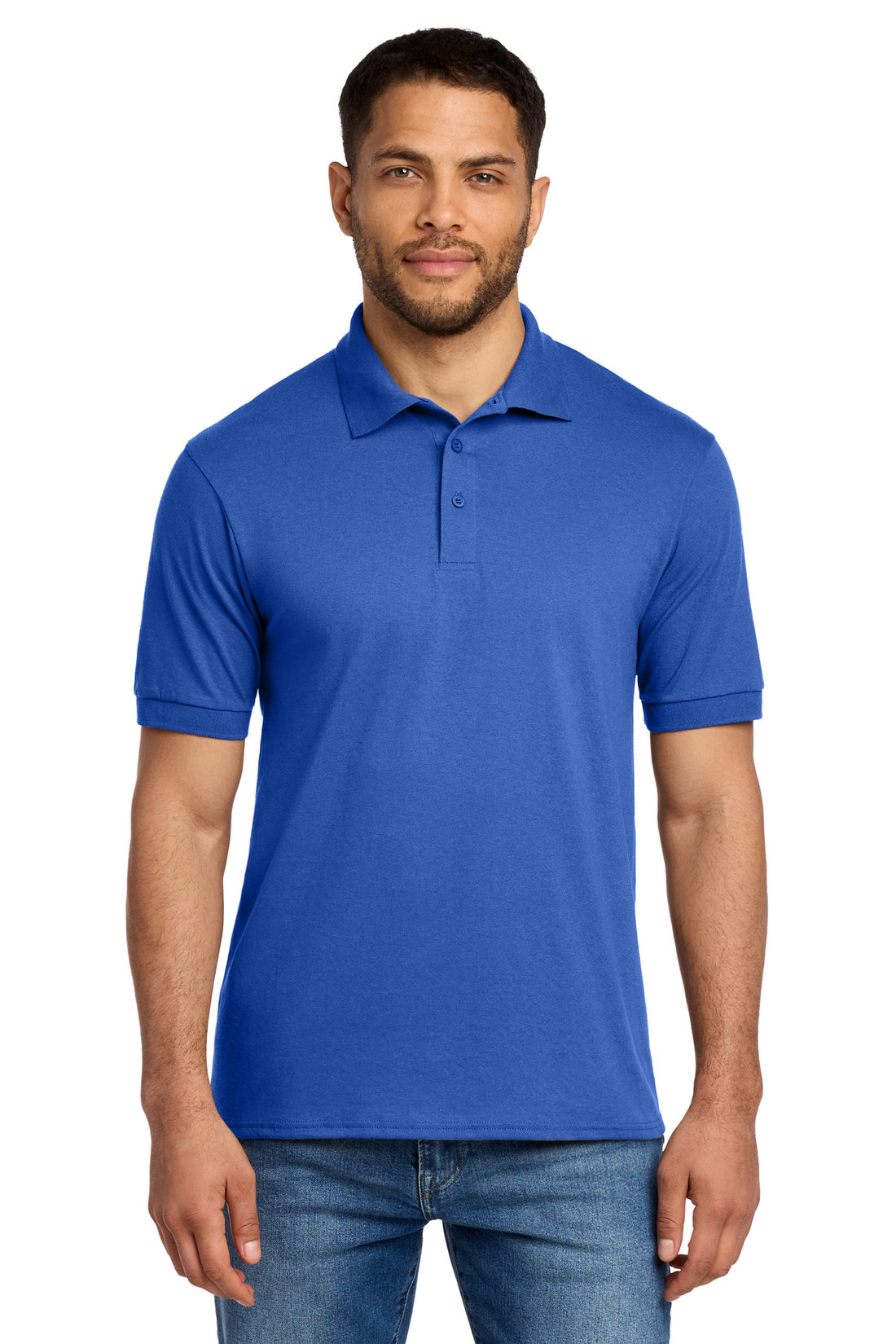 Port & Co® Core Blend Jersey Knit Polo. KP55