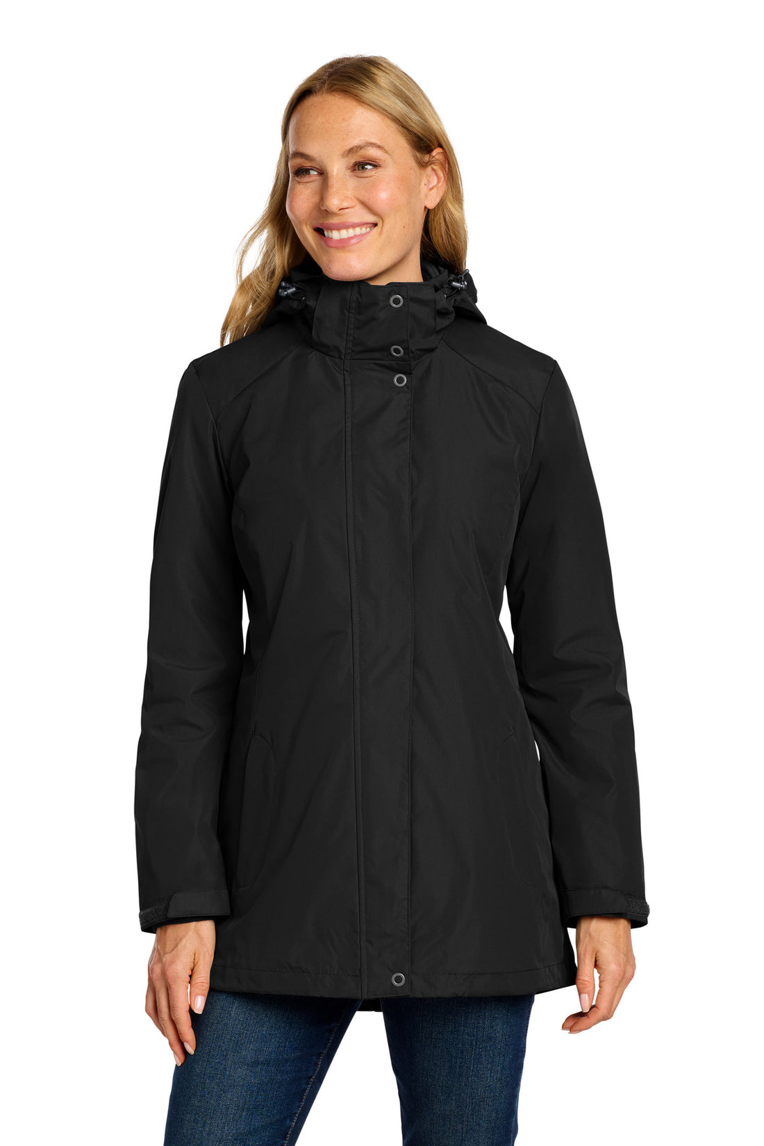 Port Authority® Women's All-Weather 3-in-1 Jacket L123 - Black - 3XL