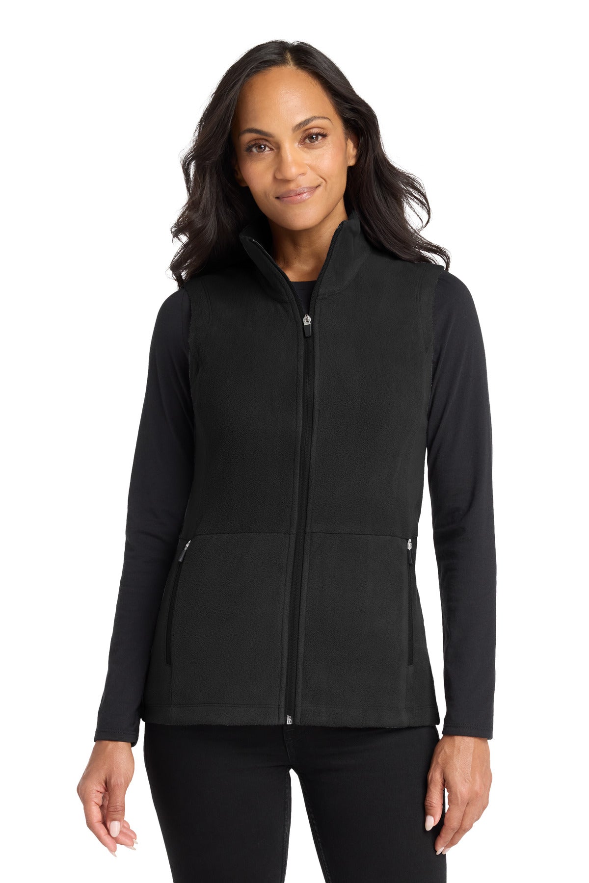 Port Authority® Women's Accord Microfleece Vest L152 - Black - 3XL