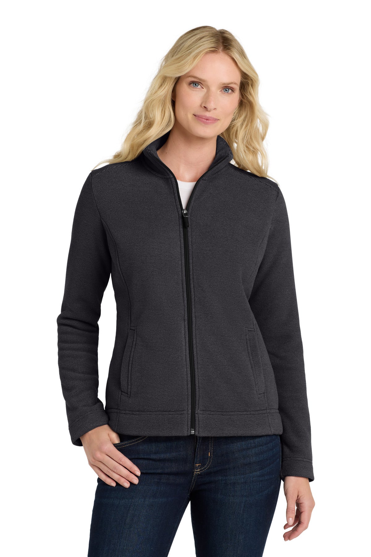 Port Authority ® Women's Ultra Warm Brushed Fleece Jacket. L211 - Graphite/ Deep Black - XS