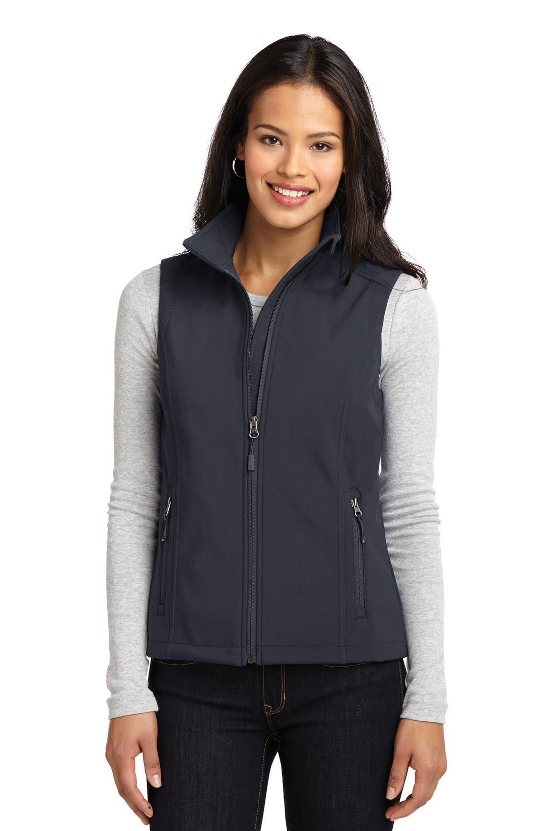 Port Authority® Women's Core Soft Shell Vest. L325 - Battleship Grey - XS