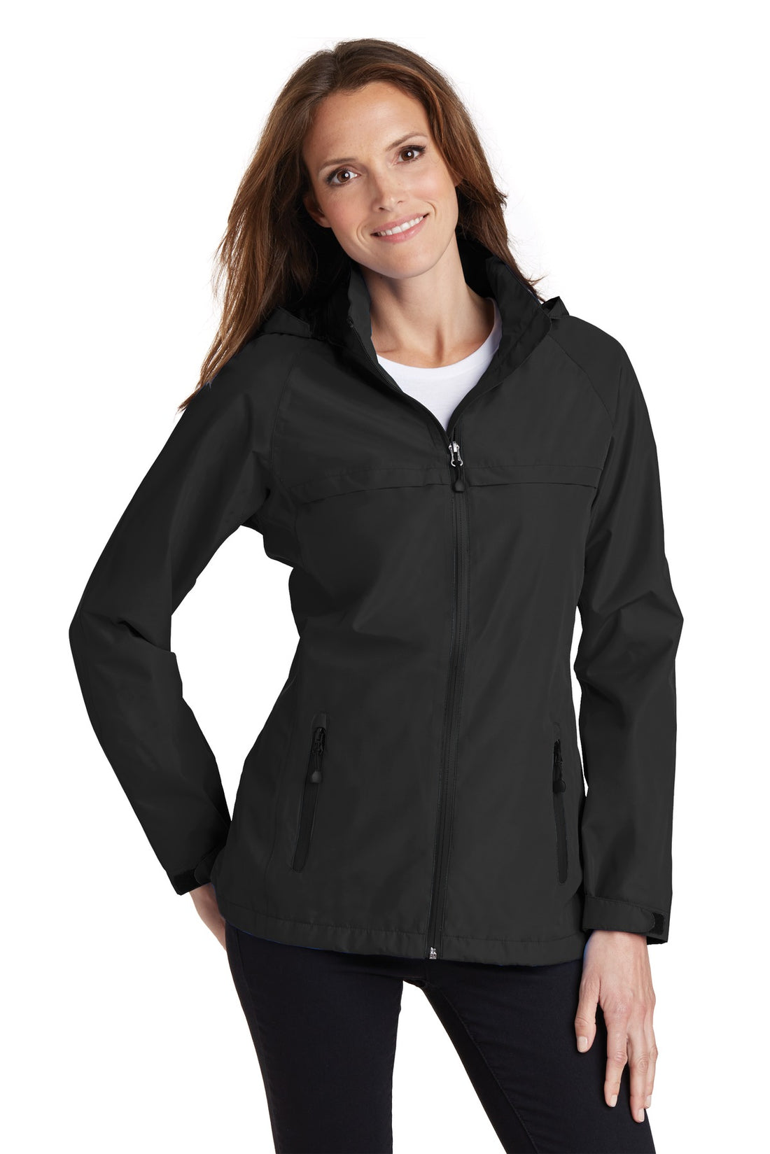 Port Authority® Women's Torrent Waterproof Jacket. L333 - Black - XS