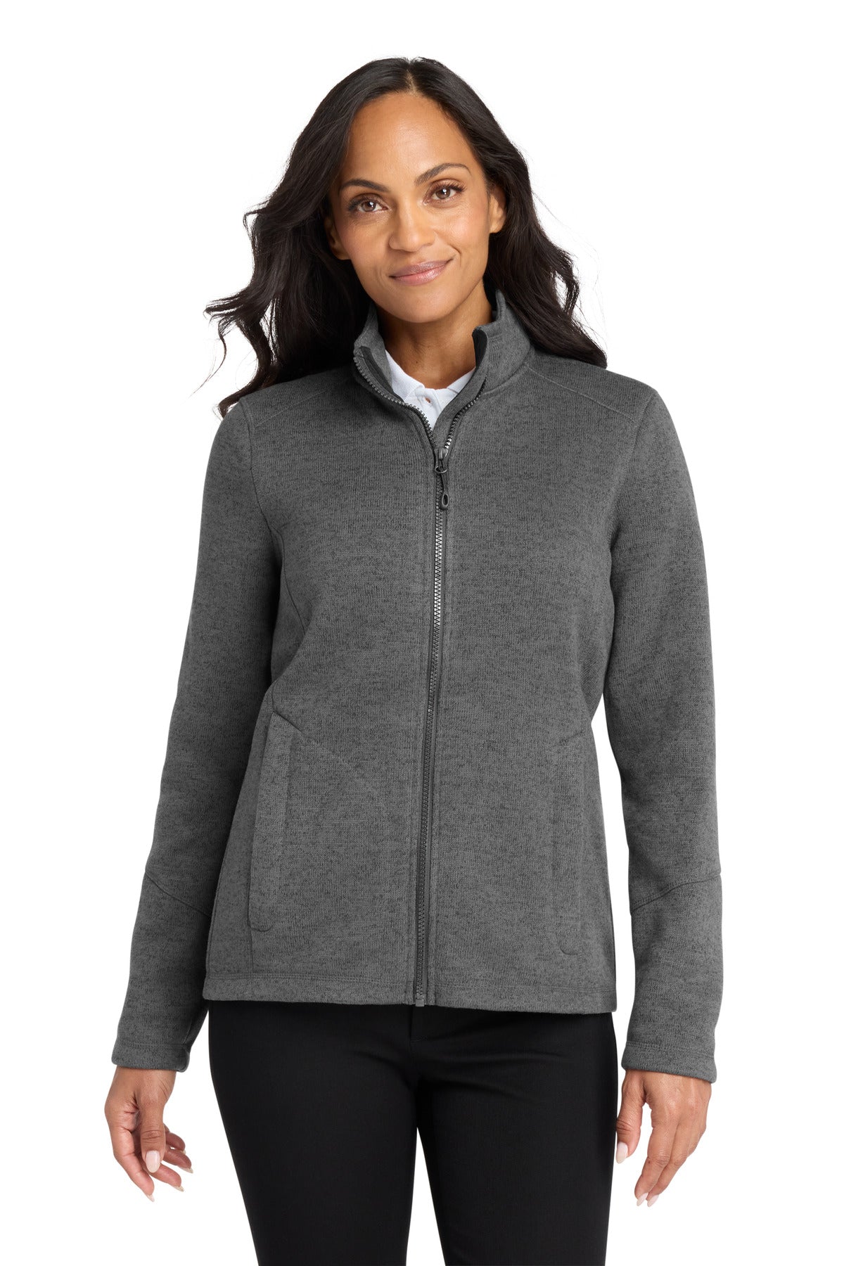 Port Authority® Women's Arc Sweater Fleece Jacket L428