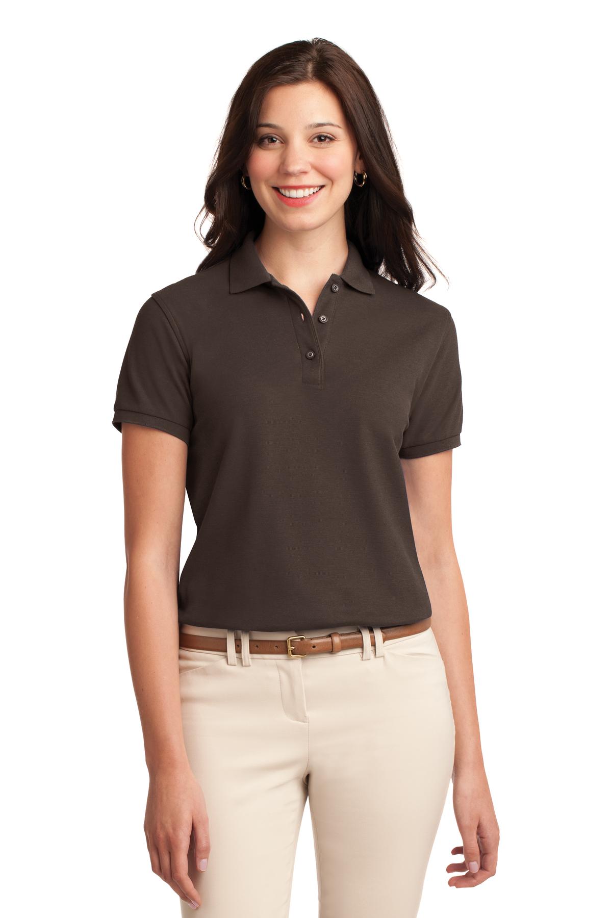 Port Authority® Women's Silk Touch Polo.  L500