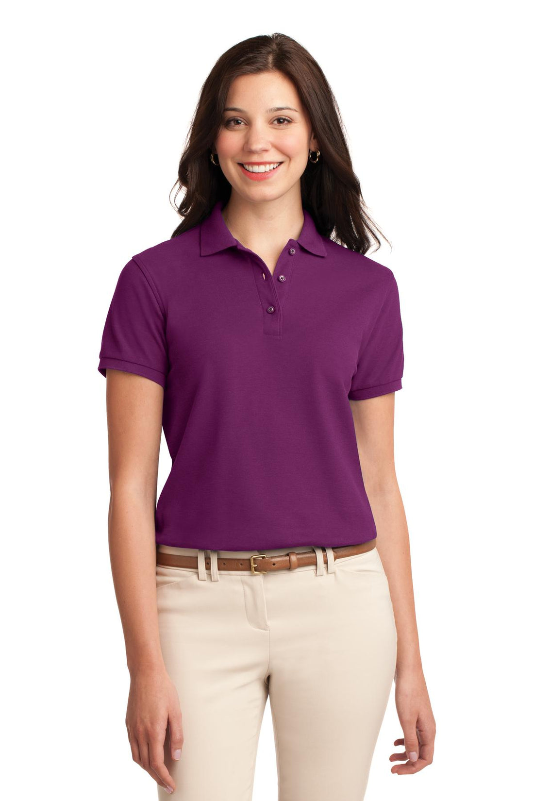 Port Authority® Women's Silk Touch Polo.  L500