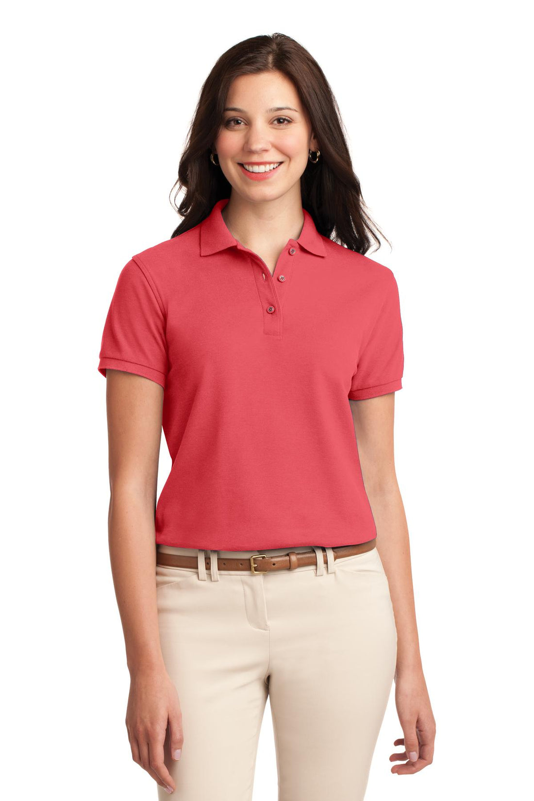 Port Authority® Women's Silk Touch Polo.  L500