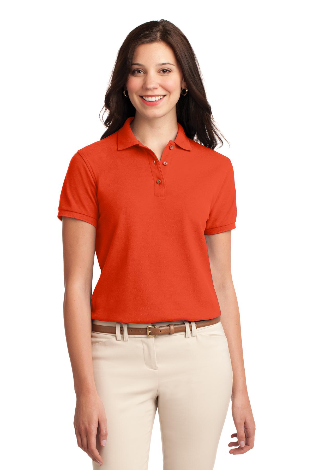 Port Authority® Women's Silk Touch Polo.  L500