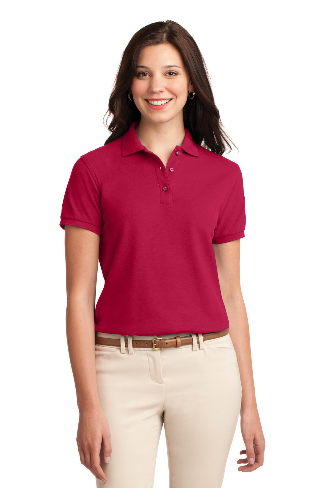 Port Authority® Women's Silk Touch Polo.  L500