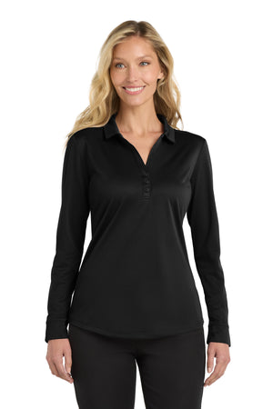 Port Authority ® Women's Silk Touch   Performance Long Sleeve Polo. L540LS
