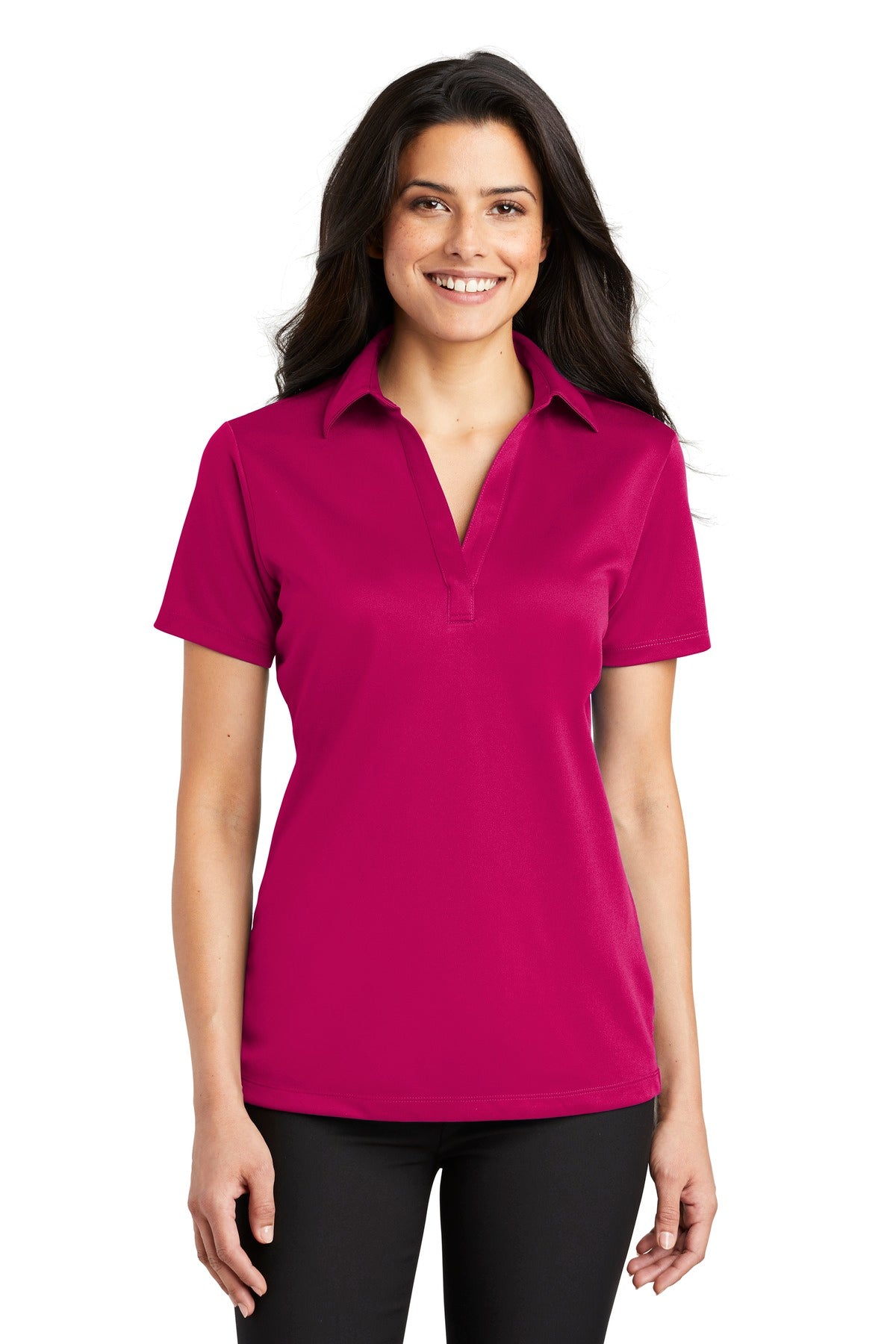 Port Authority® Women's Silk Touch Performance Polo. L540