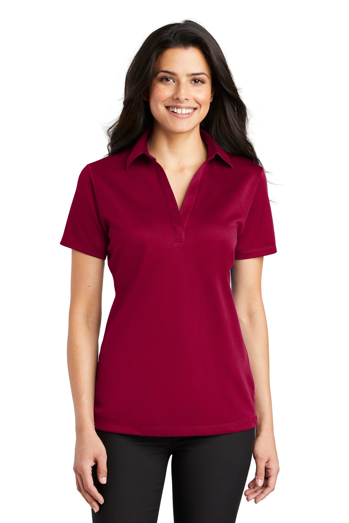 Port Authority® Women's Silk Touch Performance Polo. L540