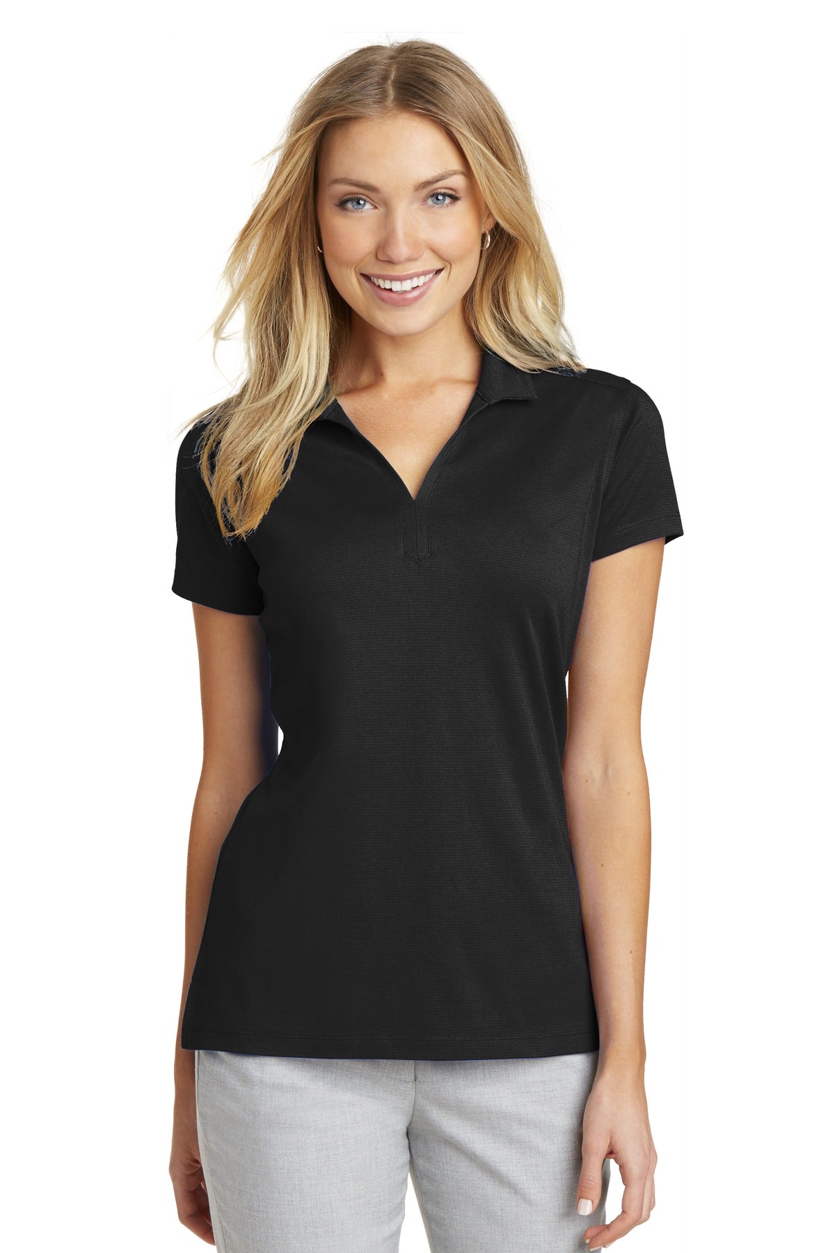 Port Authority® Women's Rapid Dry Mesh Polo. L573 - Black - XS