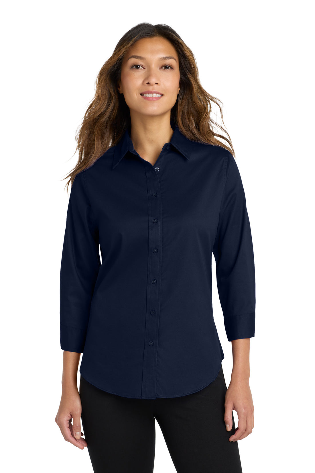 Port Authority® Women's 3/4-Sleeve Easy Care Shirt. L612