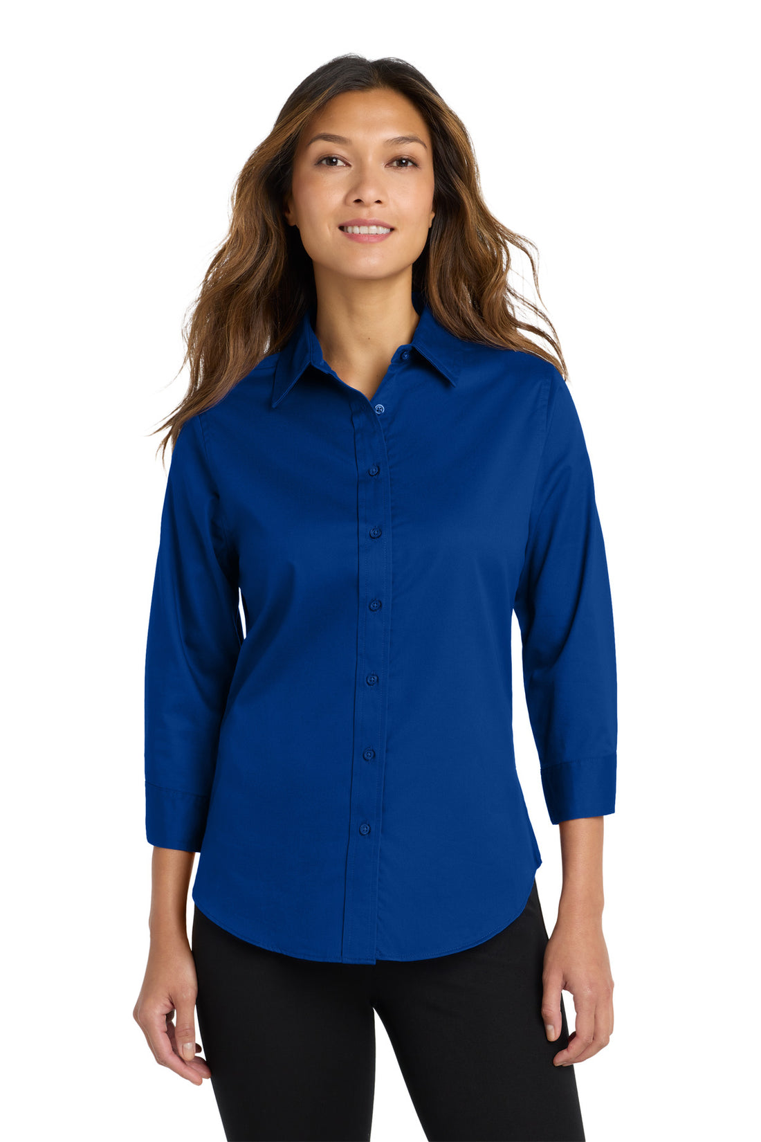 Port Authority® Women's 3/4-Sleeve Easy Care Shirt. L612