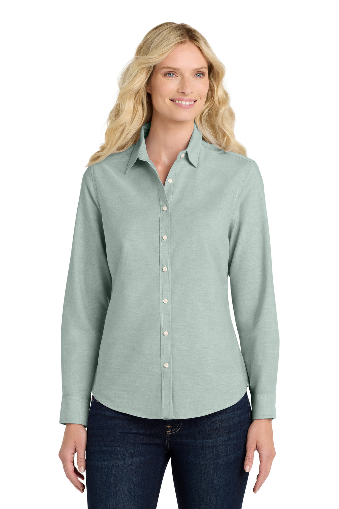 Port Authority® Women's SuperPro Oxford Shirt. L658