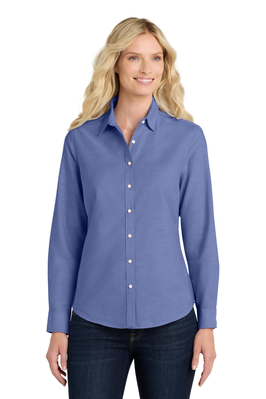 Port Authority® Women's SuperPro Oxford Shirt. L658