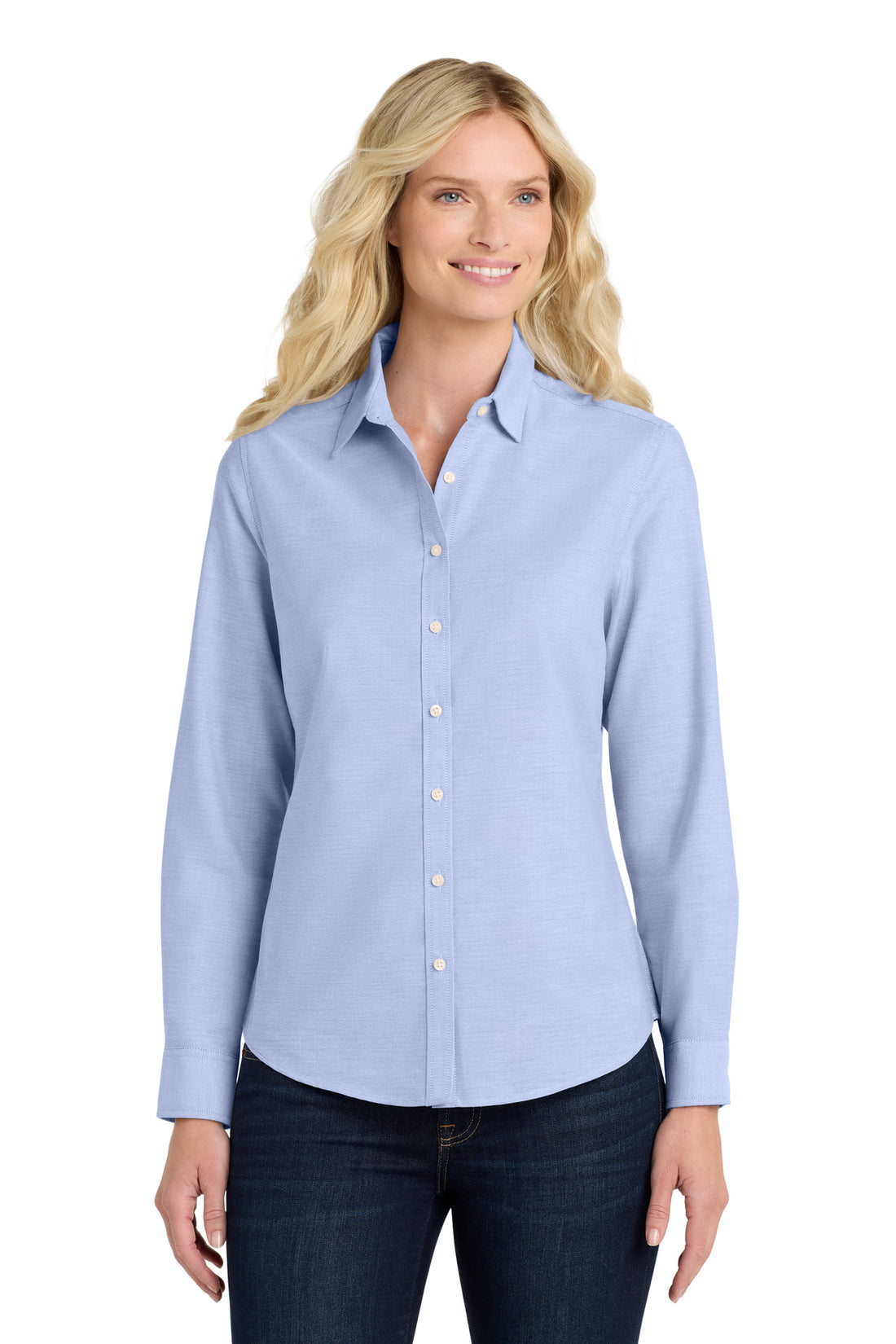 Port Authority® Women's SuperPro Oxford Shirt. L658