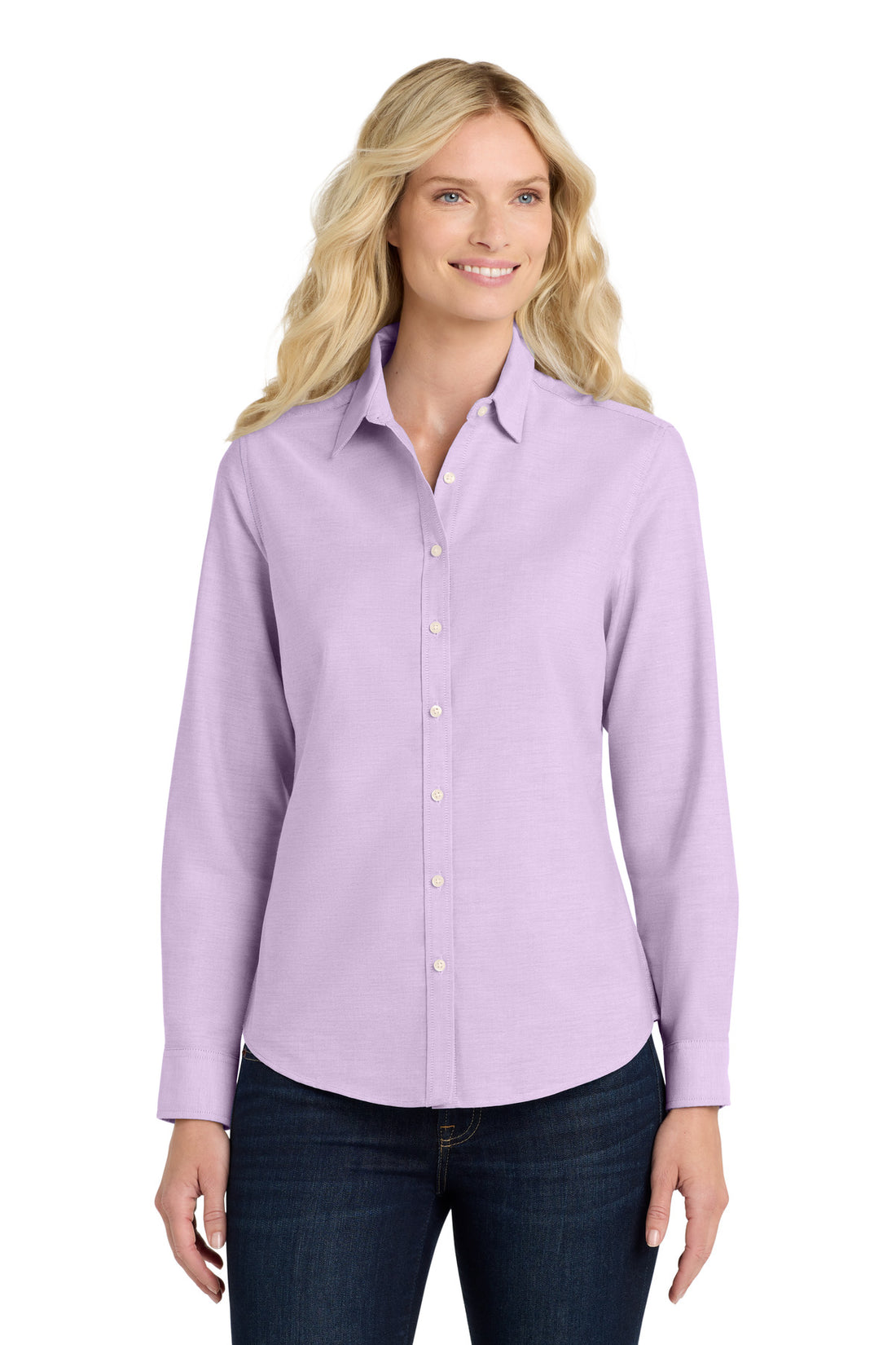 Port Authority® Women's SuperPro Oxford Shirt. L658