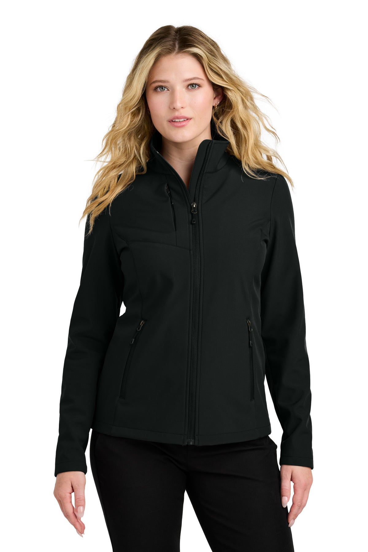 Port Authority® Women's C-FREE® Core Soft Shell L720 - Deep Black - 3XL