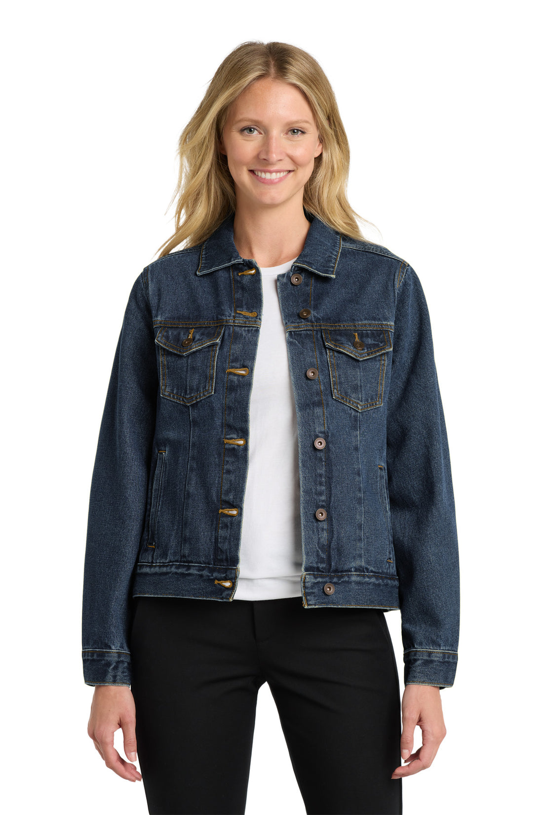 Port Authority® Women's Denim Jacket. L7620 - Denim - XS